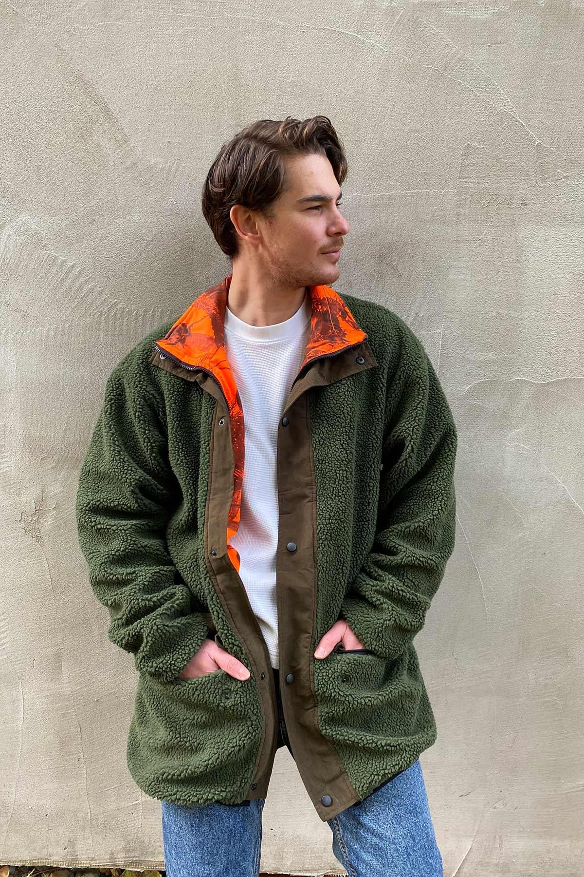 Vintage Çİft Taraflı Mont