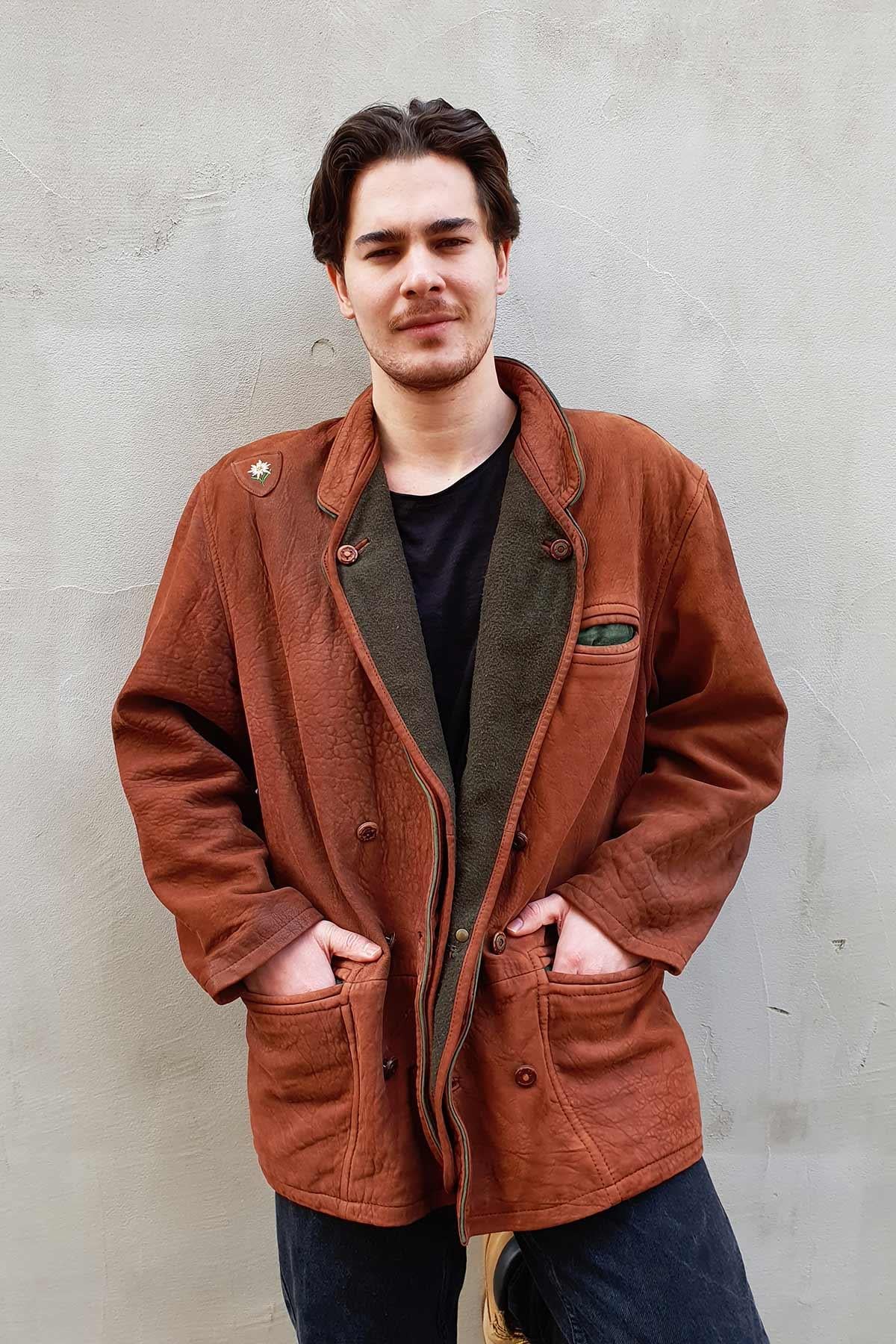 Vintage Deri Kaban