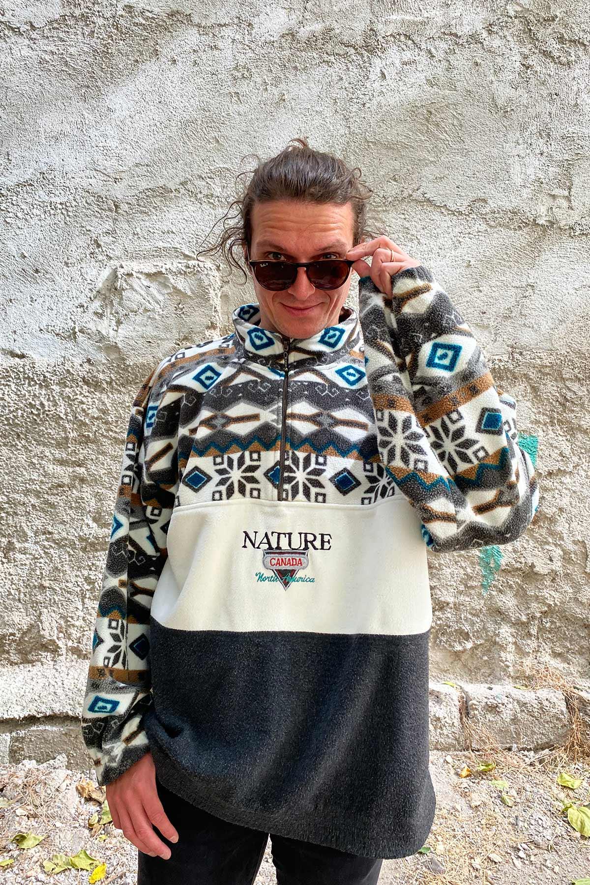 Vintage Desenli Polar