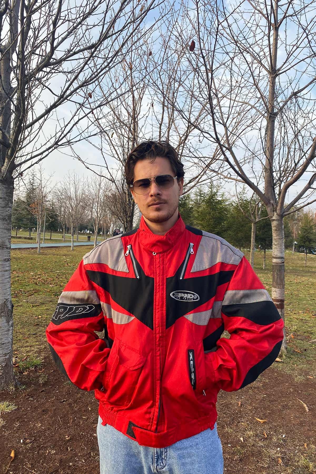 Vintage Dirsek Korumalı Outdoor Mont