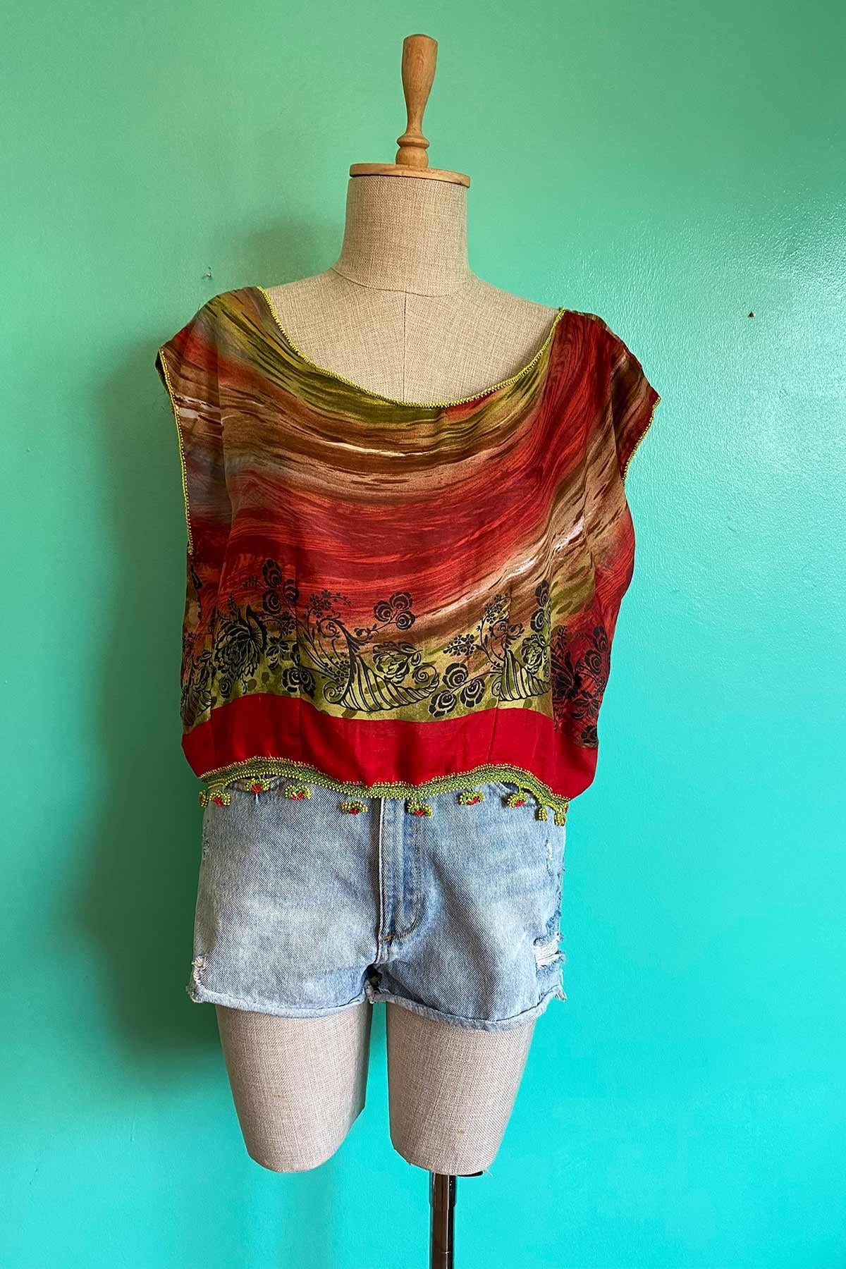 Vintage Elişi Bluz