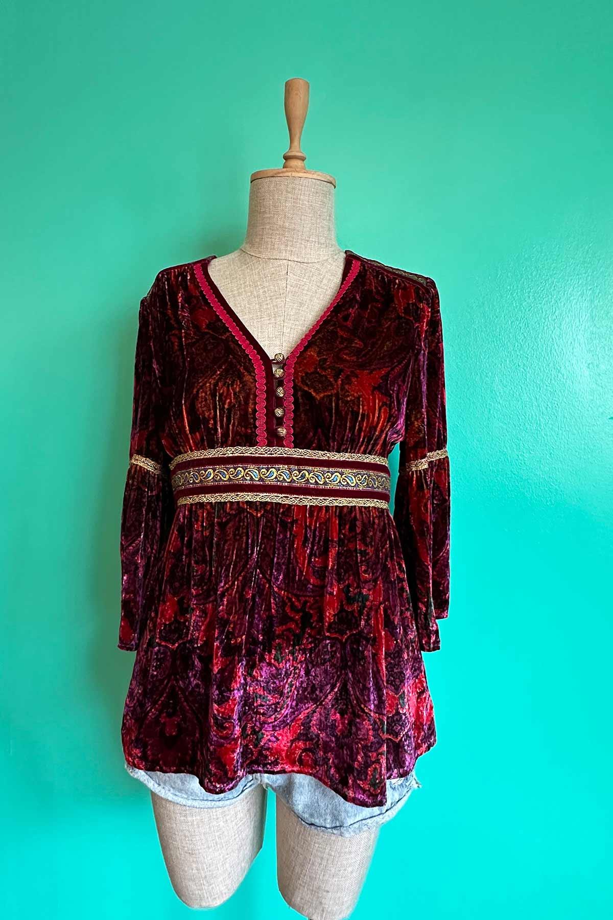 Vintage Etnik Bluz