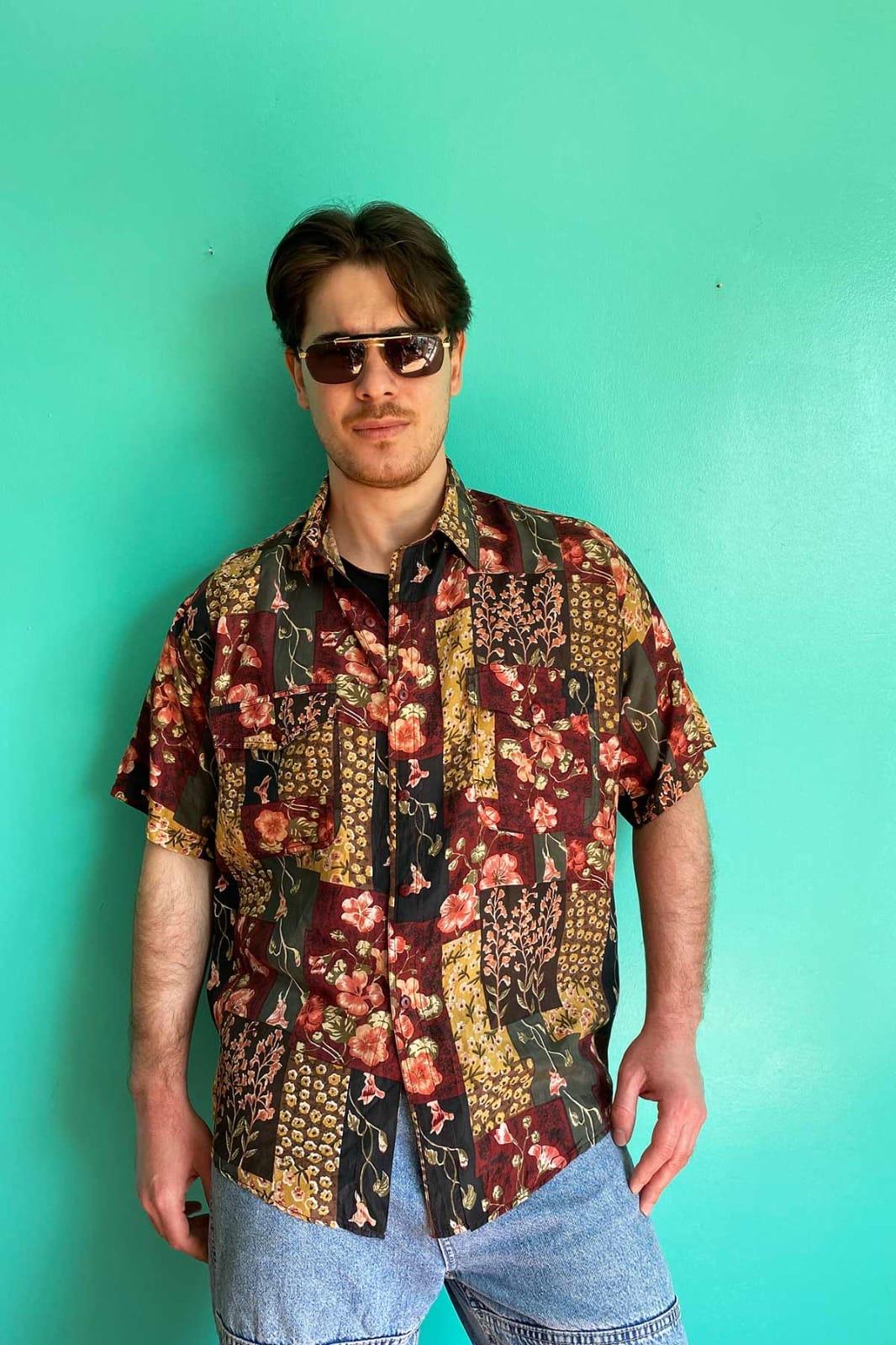 Vintage İpek Gömlek