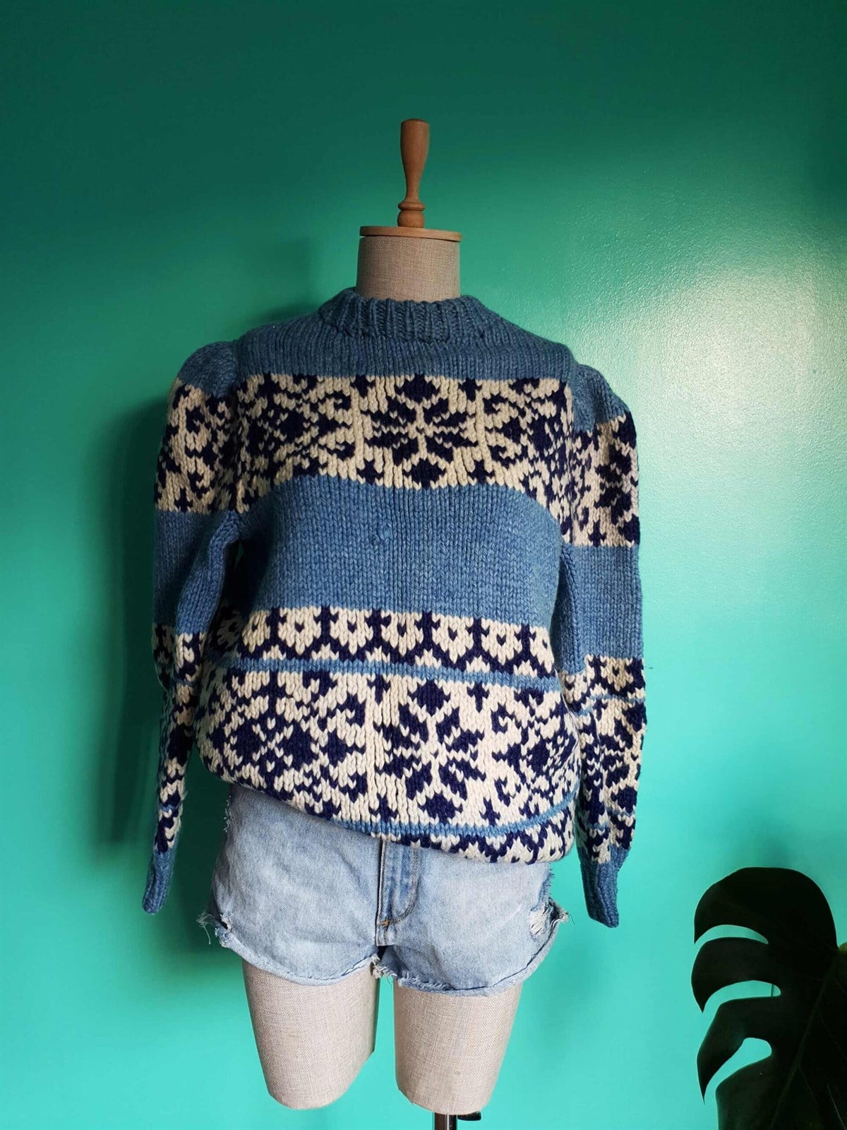 Vintage Kalın Yün Kazak