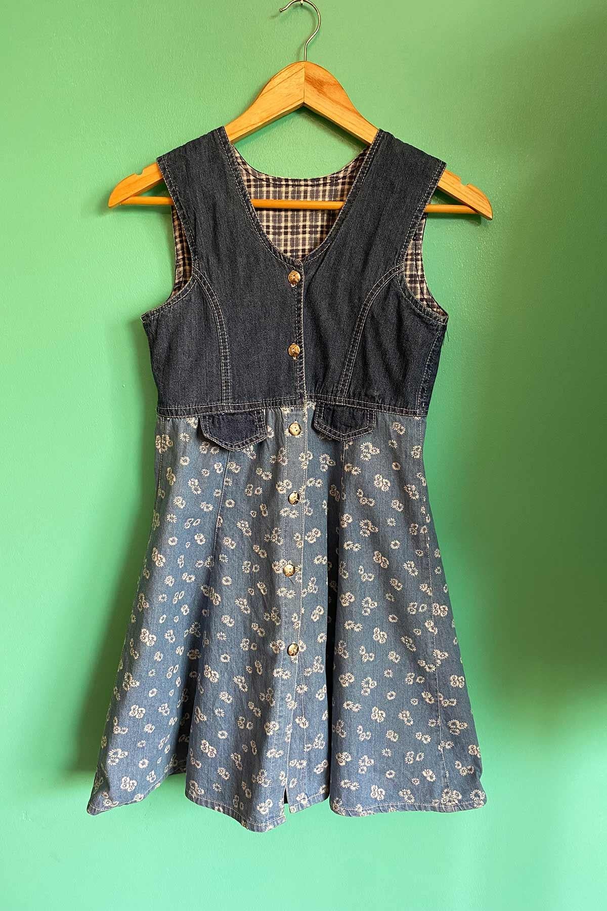 Vintage Kot Elbise