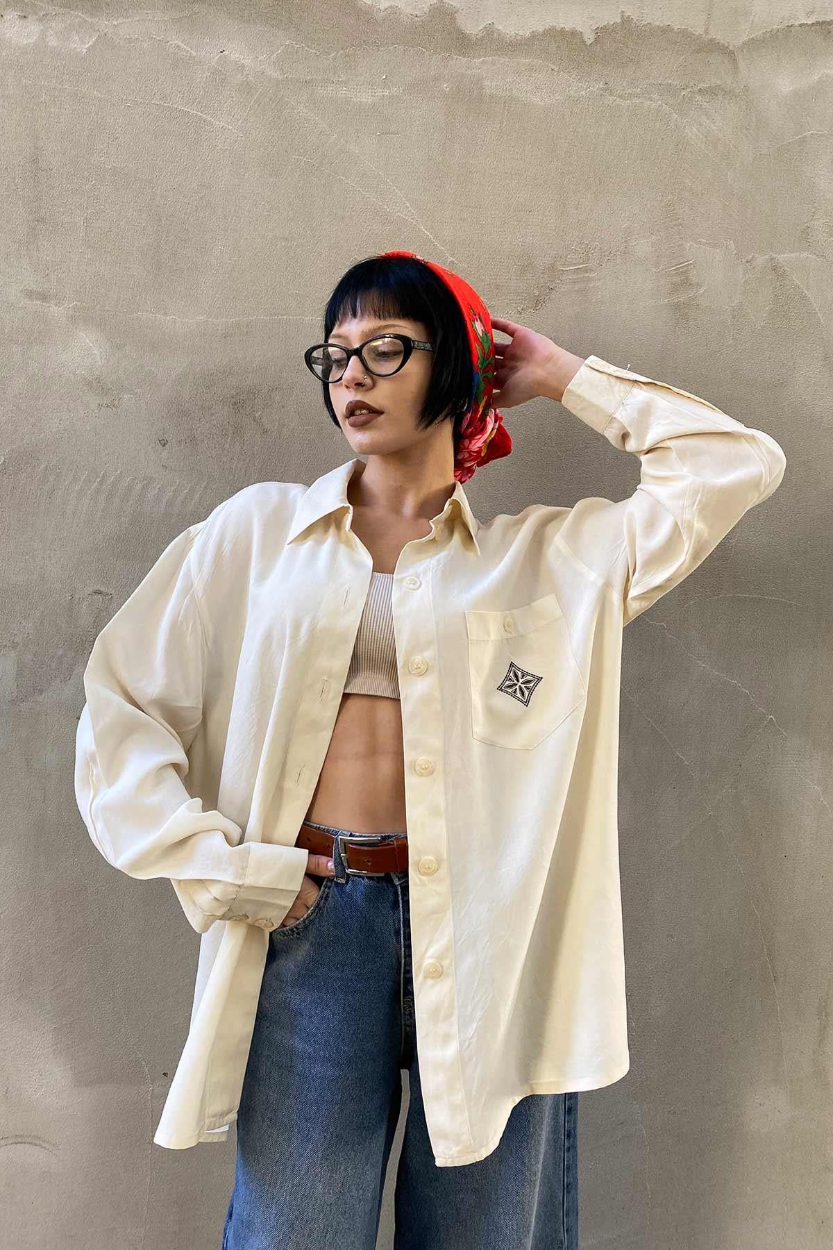 Vintage Oversize Gömlek