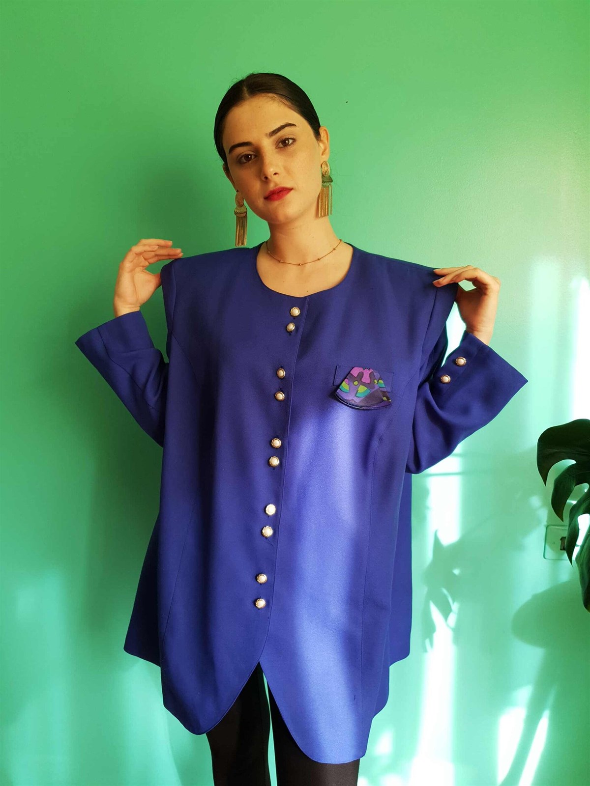 Vintage Oversize Gömlek Ceket