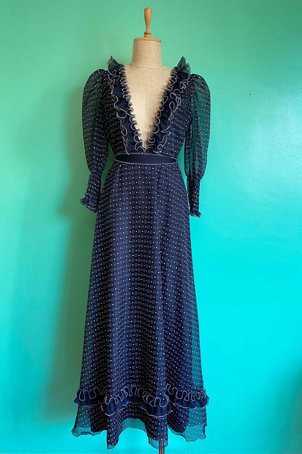 Vintage Özel Gece Elbisesi