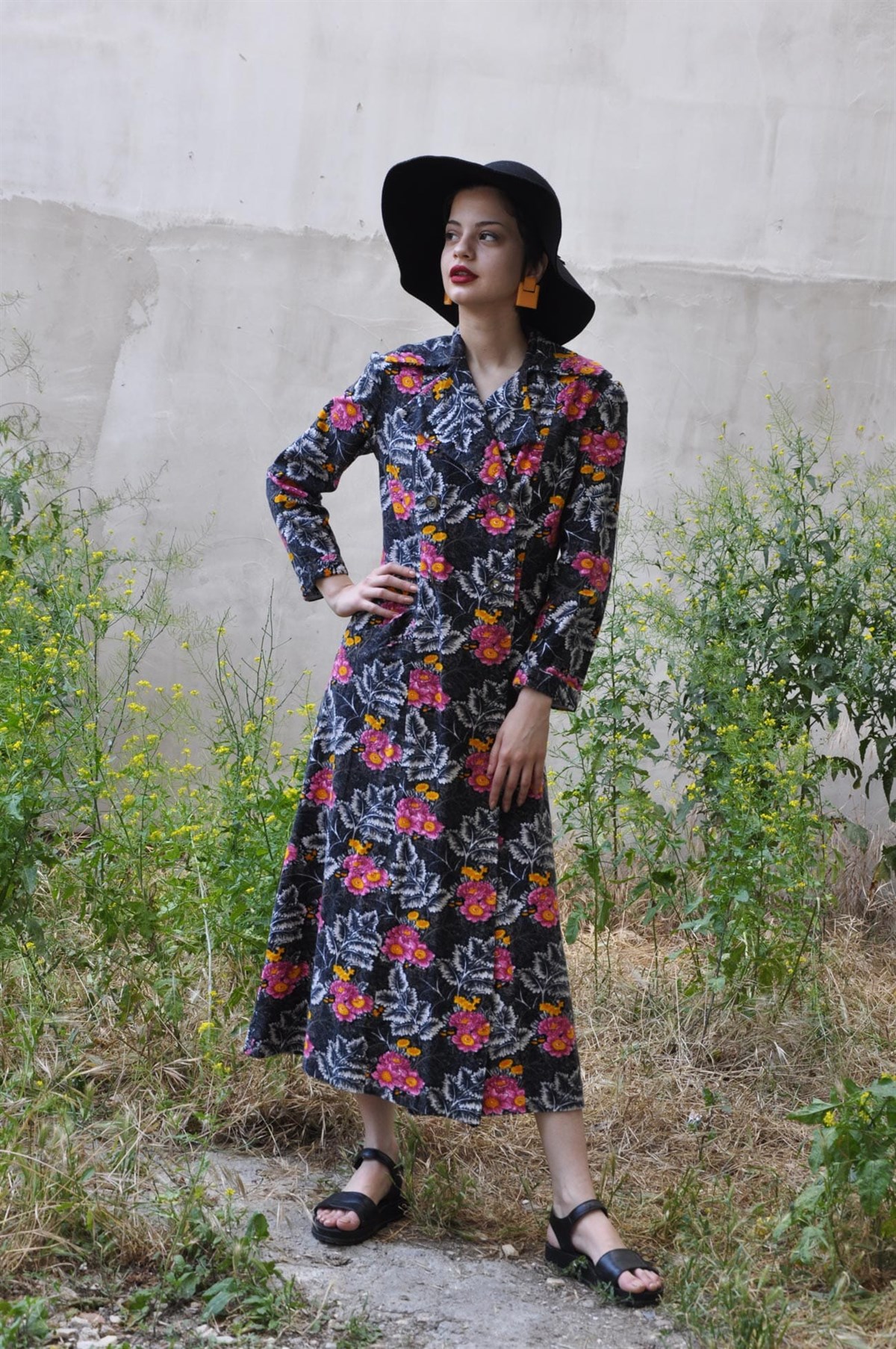 vintage pazen sabahlık_elbise | SeyHane Vintage
