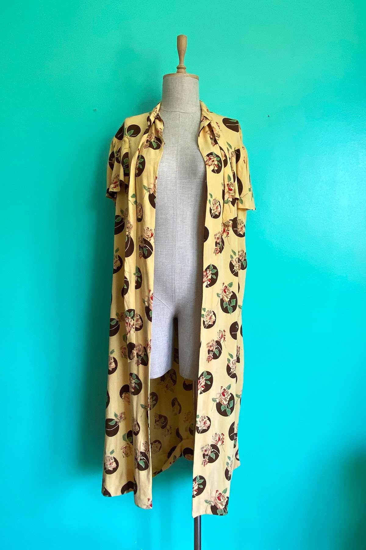 Vintage Sabahlık Elbise