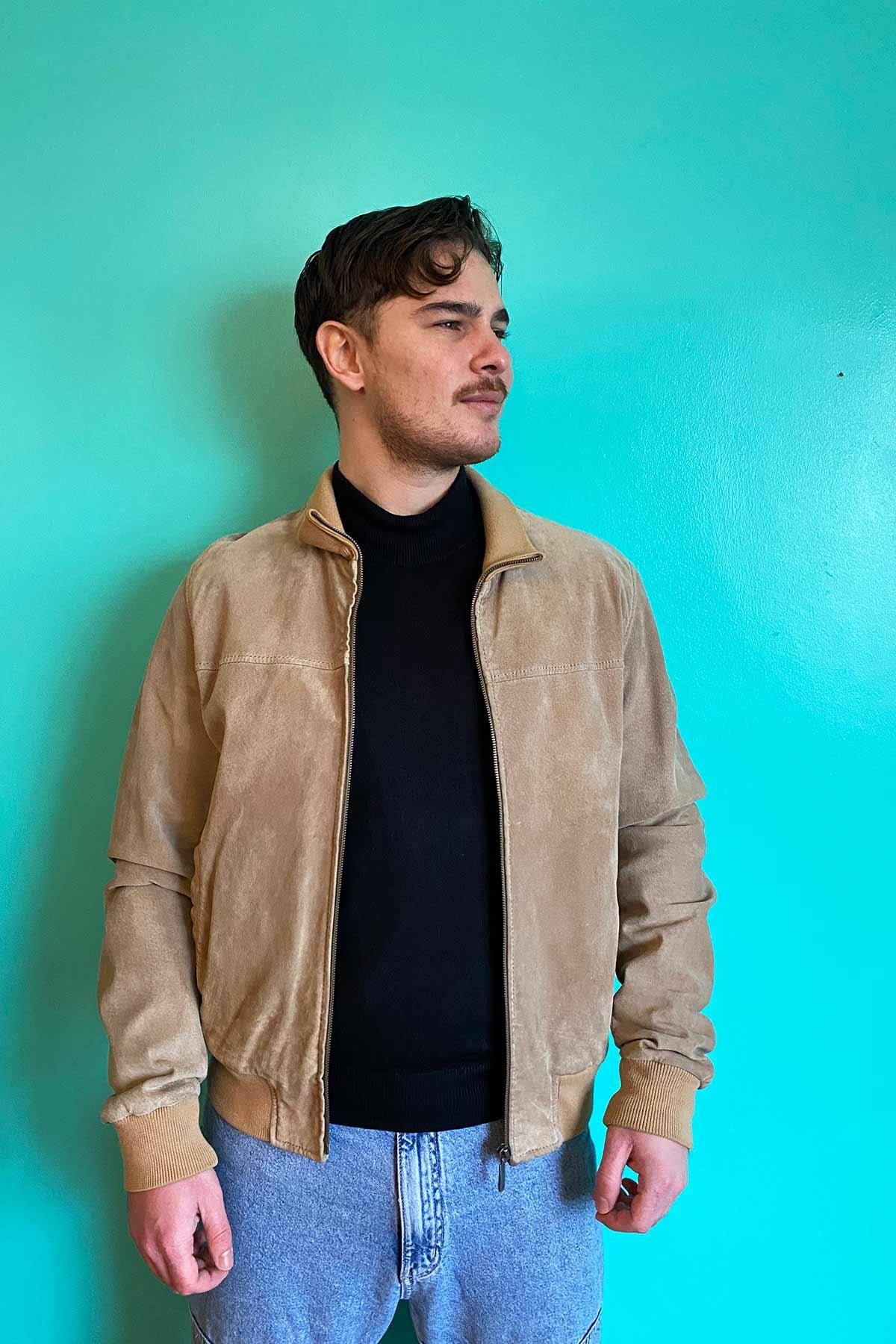 Vintage Süet Deri Ceket