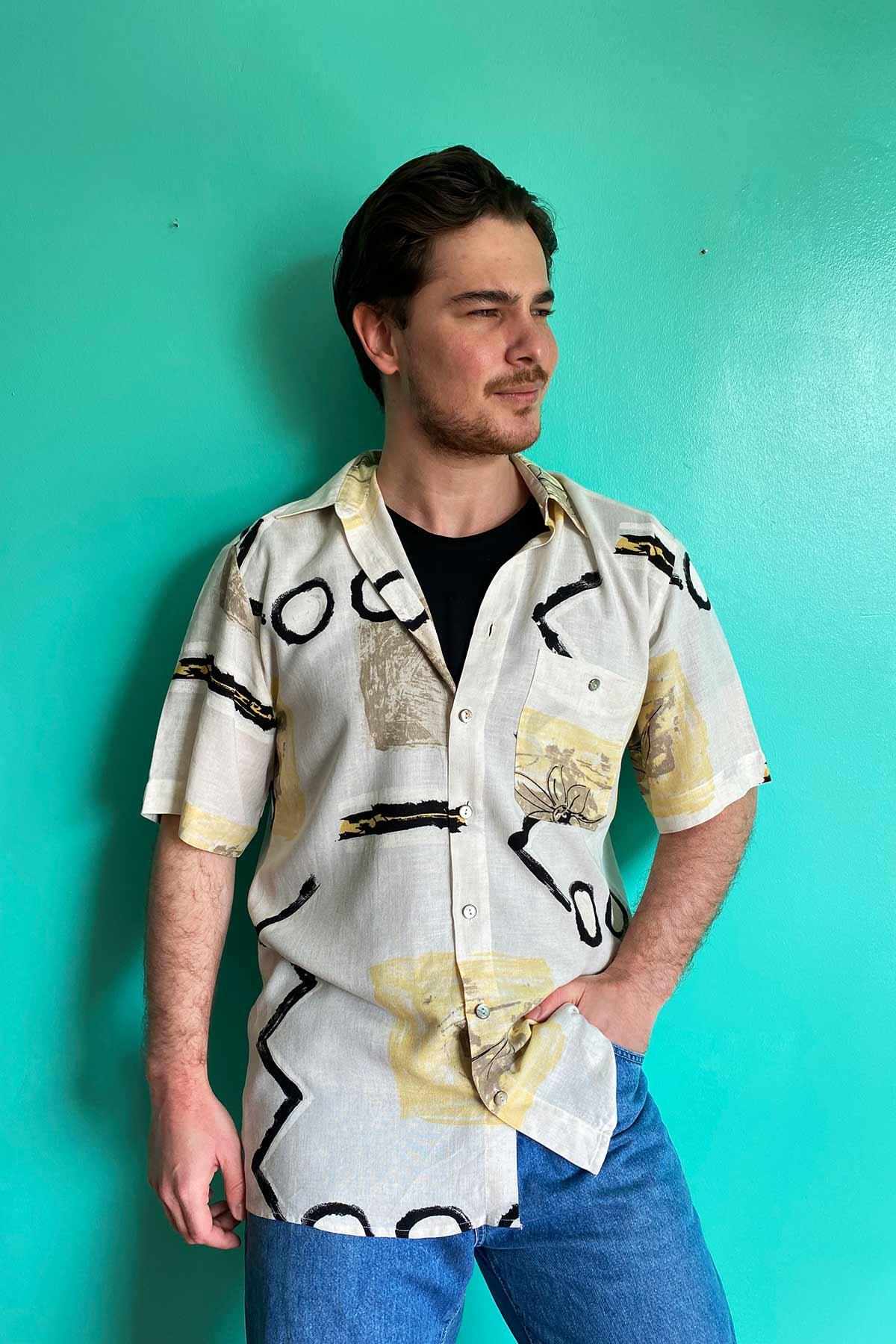 Vintage Viskon Gömlek