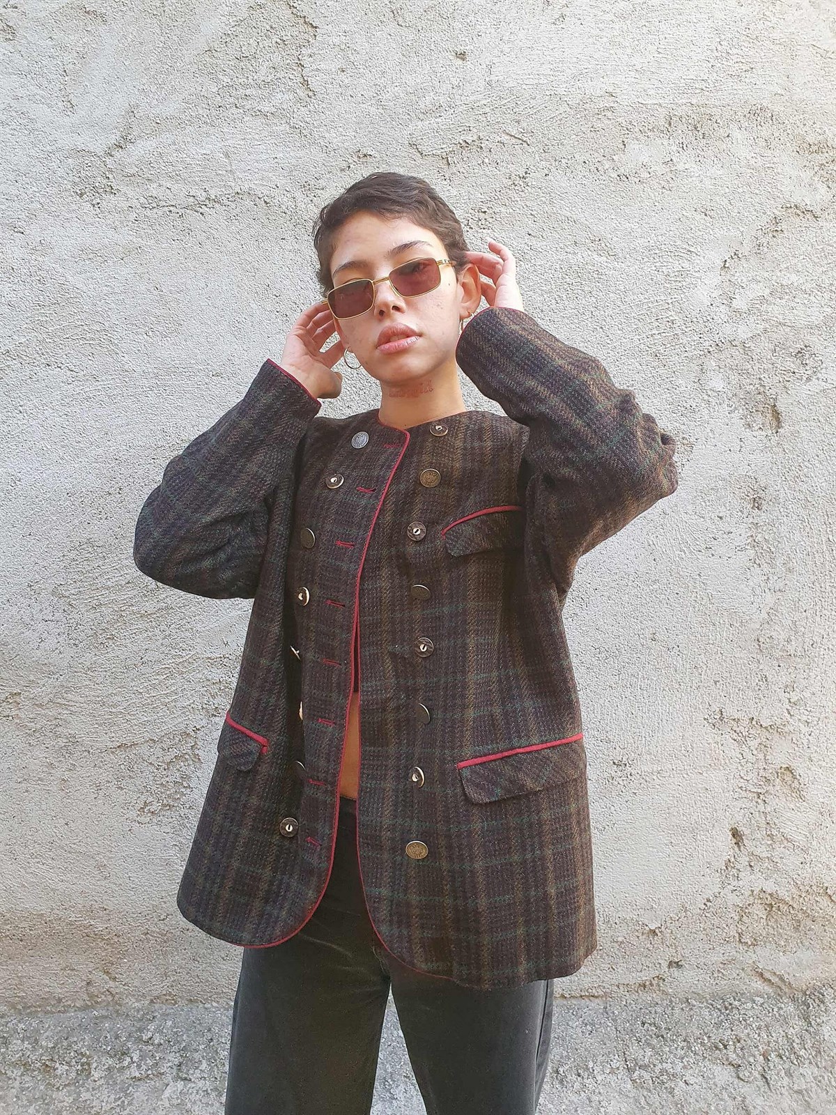 Vintage Yün Ceket