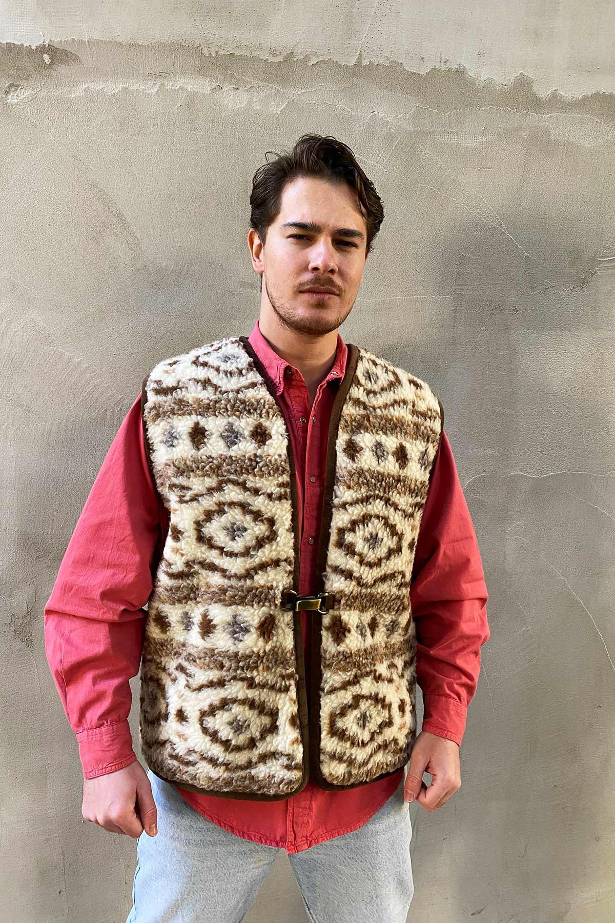 Vintage Yün Yelek
