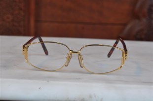 altın kaplama vintage optik gözlük