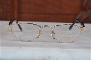 altın kaplama vintage optik gözlük