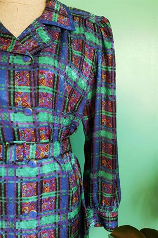 Vintage Kemerli Elbise