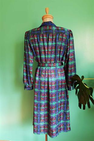 Vintage Kemerli Elbise