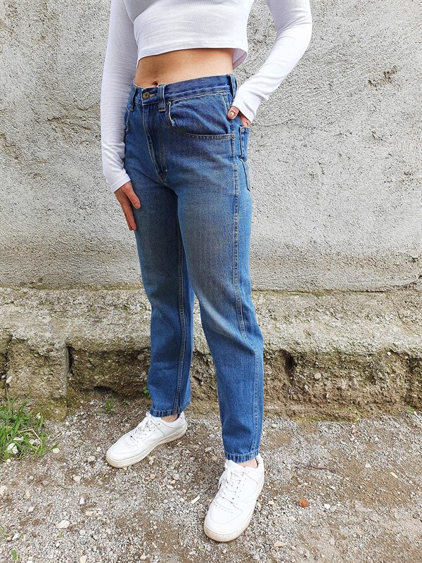 Vintage Yüksel Bel Jean