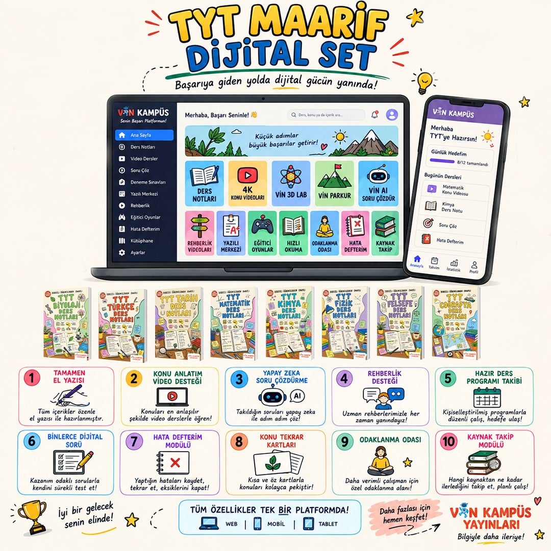 2028 TYT Maarif Modeli Premium Dijital Set