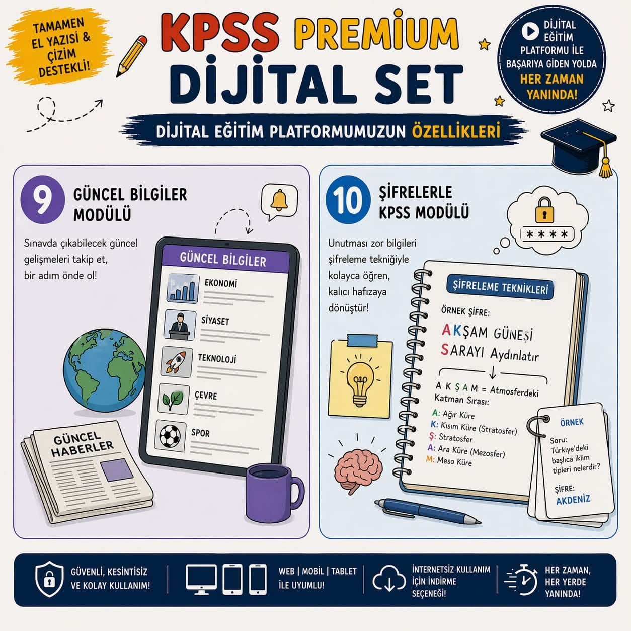 KPSS GKGY Ön Lisans, Lisans ve Orta Öğretim  Dijital Set