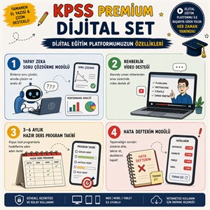 KPSS GKGY Ön Lisans, Lisans ve Orta Öğretim  Dijital Set