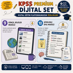 KPSS GKGY Ön Lisans, Lisans ve Orta Öğretim  Dijital Set
