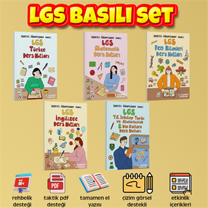 LGS BASKILI SET DERS NOTLARI TAMAMEN EL YAZISI VİN KAMPÜS