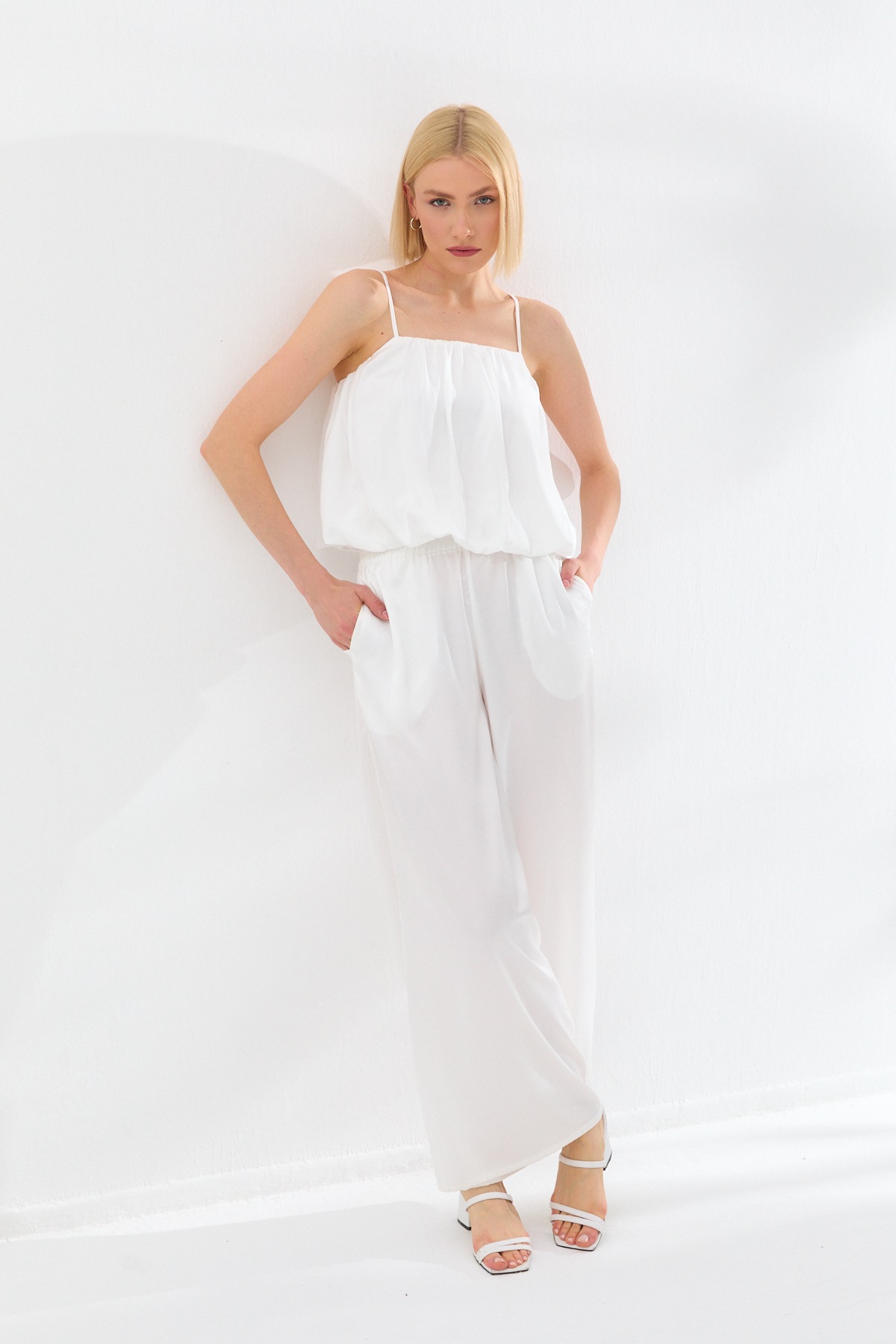 Cepli Bol Pantolon Beyaz-6489_1
