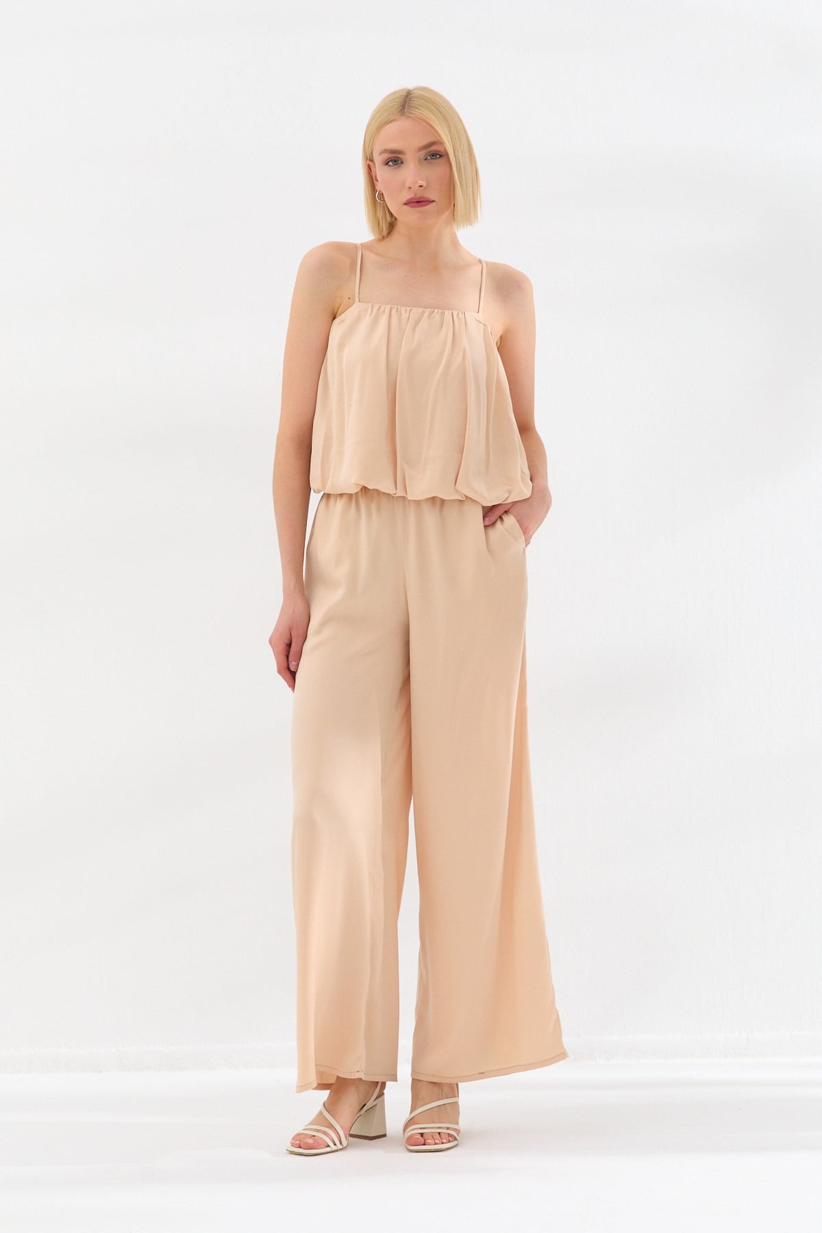 Cepli Bol Pantolon Bej-6489_50