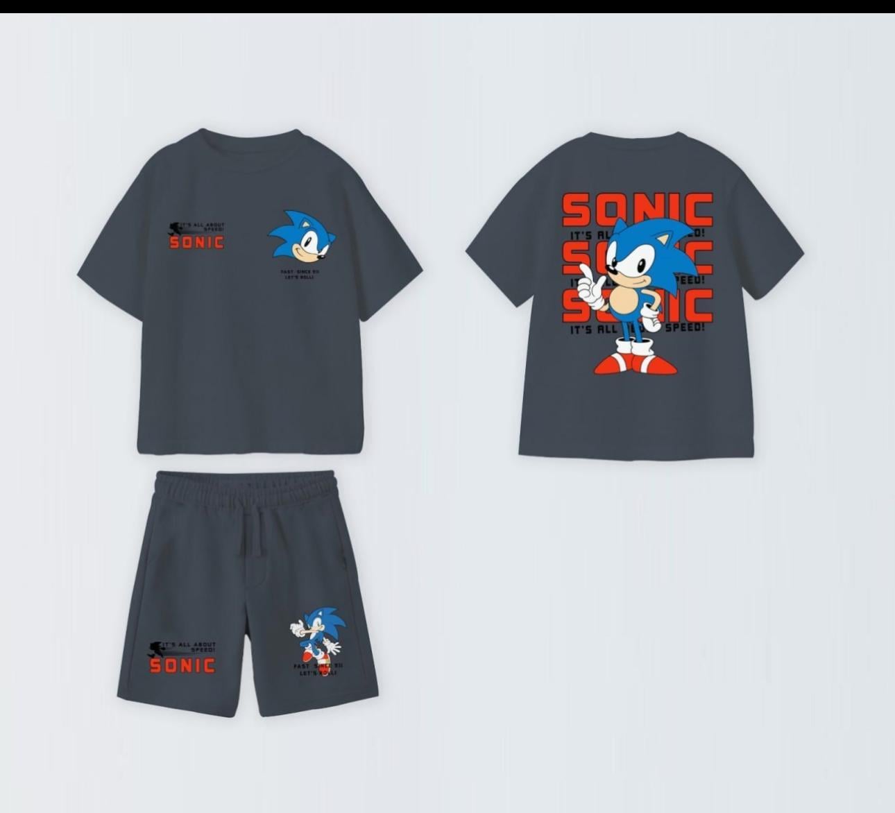 Antrasit Sonic Takım ÇOCUKCABUTİK