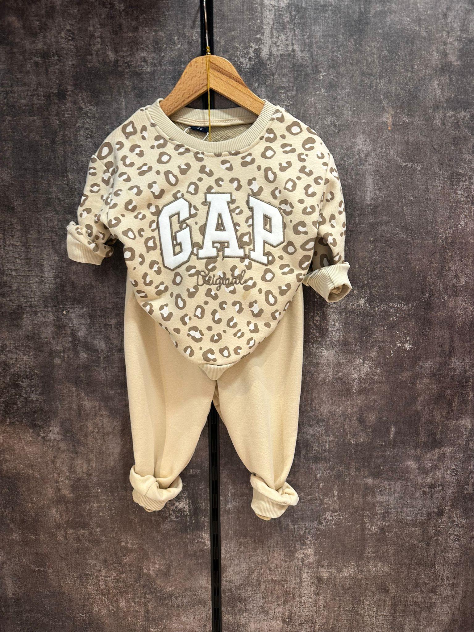 Bej Leopar GAP Takım ÇOCUKCABUTİK