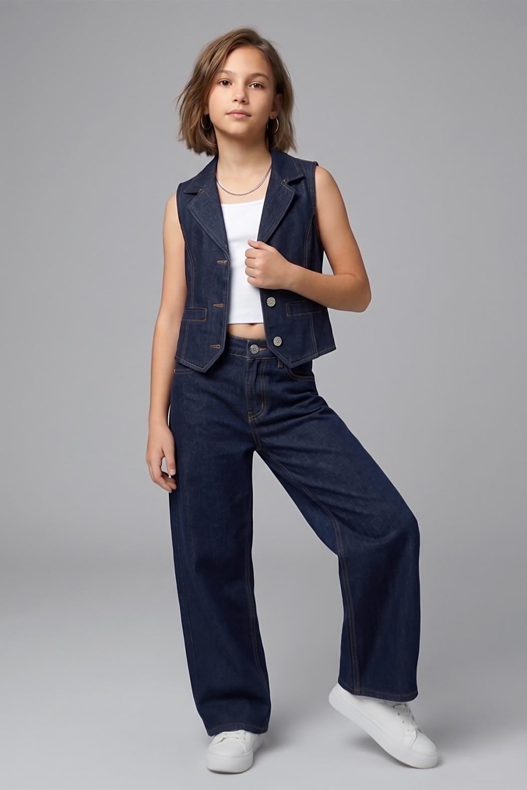 Denim Yelekli TakımÇOCUKCABUTİK