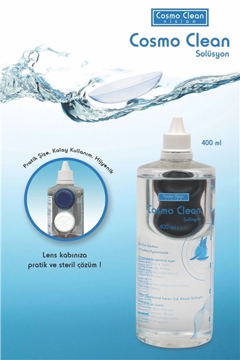 Cosmo Clean Çok Amaçlı Lens Solüsyonu 400 ml