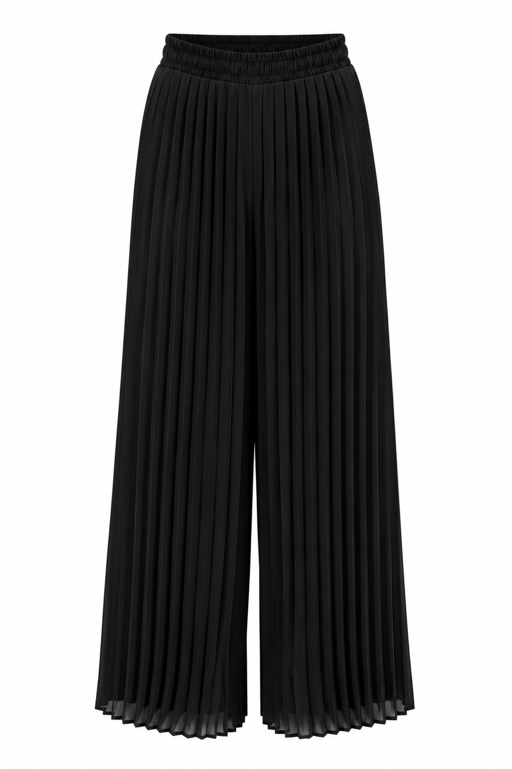 Siyah Piliseli Pantolon