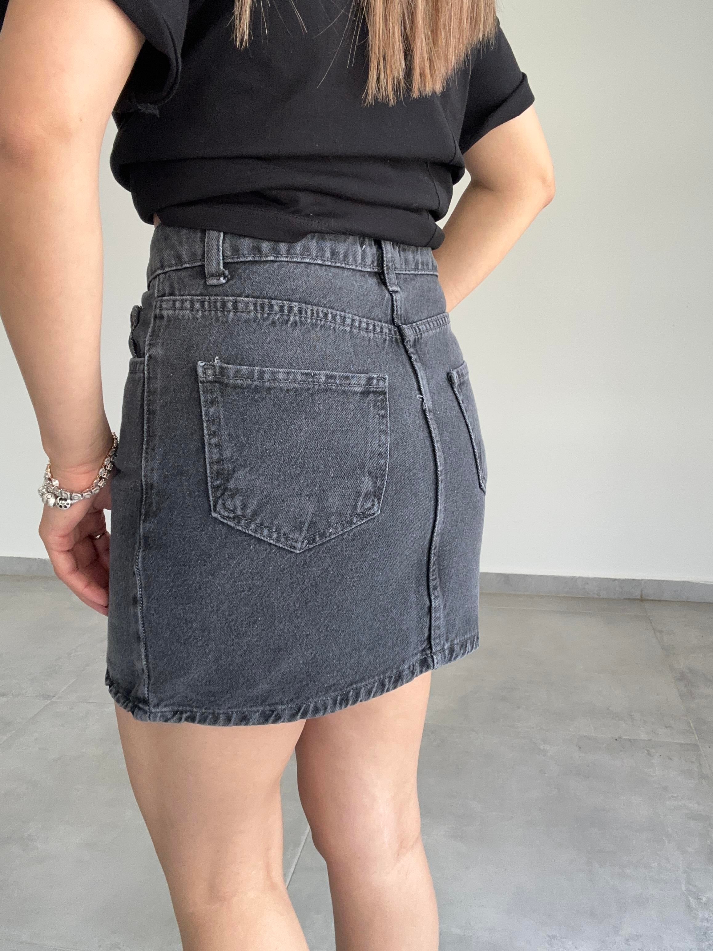 5 Cepli Denim Etek