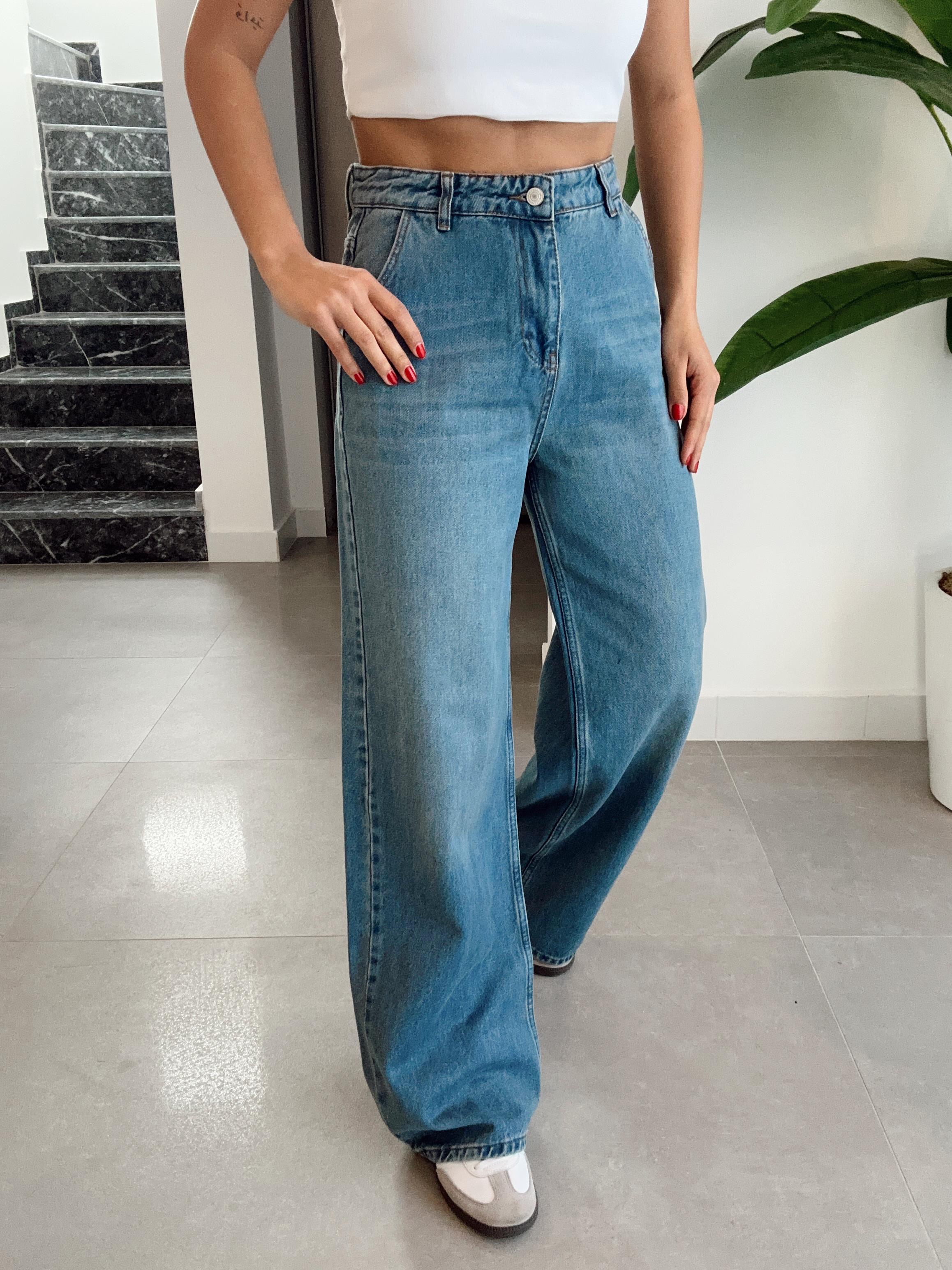 Açık Mavi Baggy Pantolon