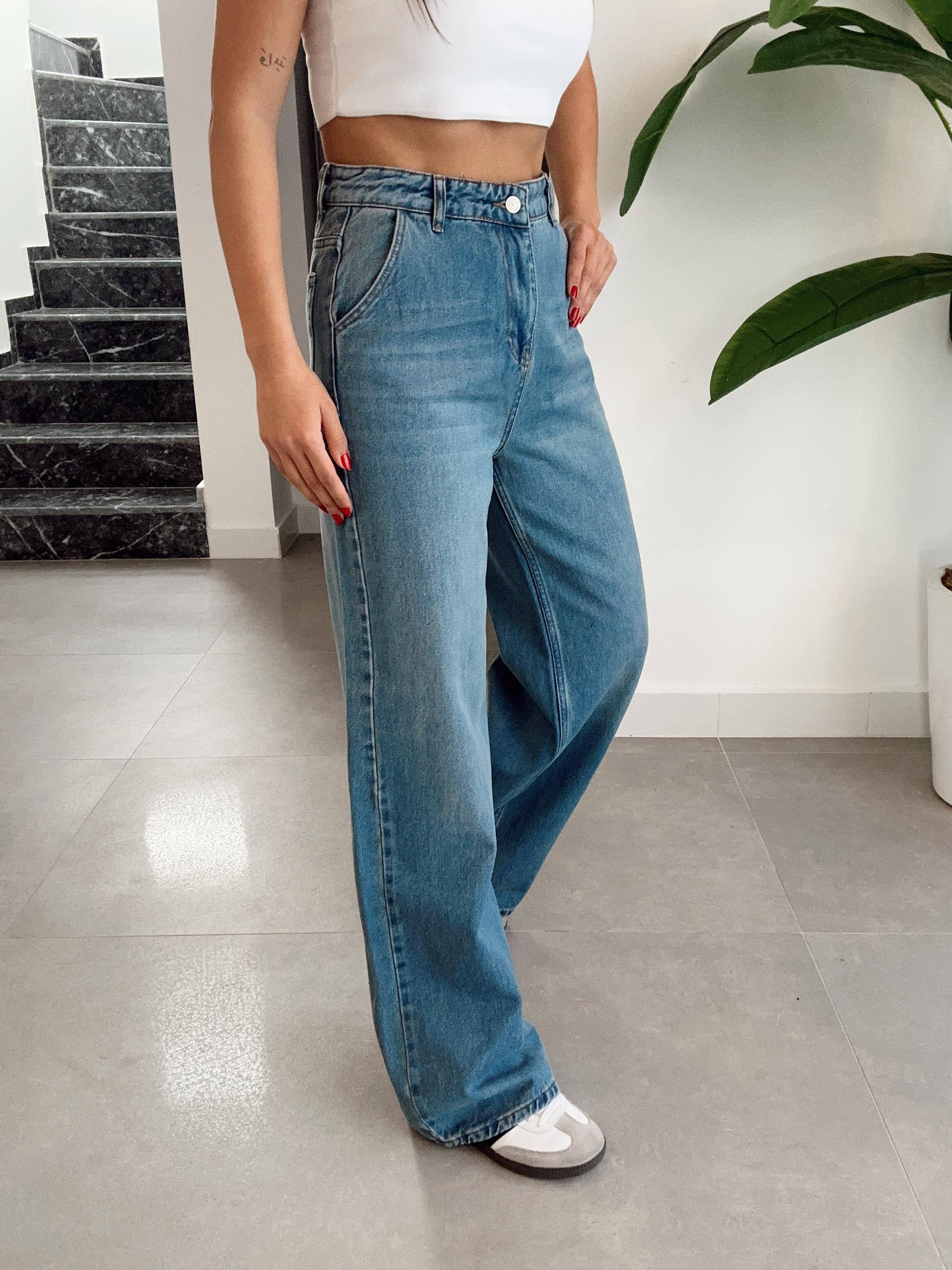 Açık Mavi Baggy Pantolon