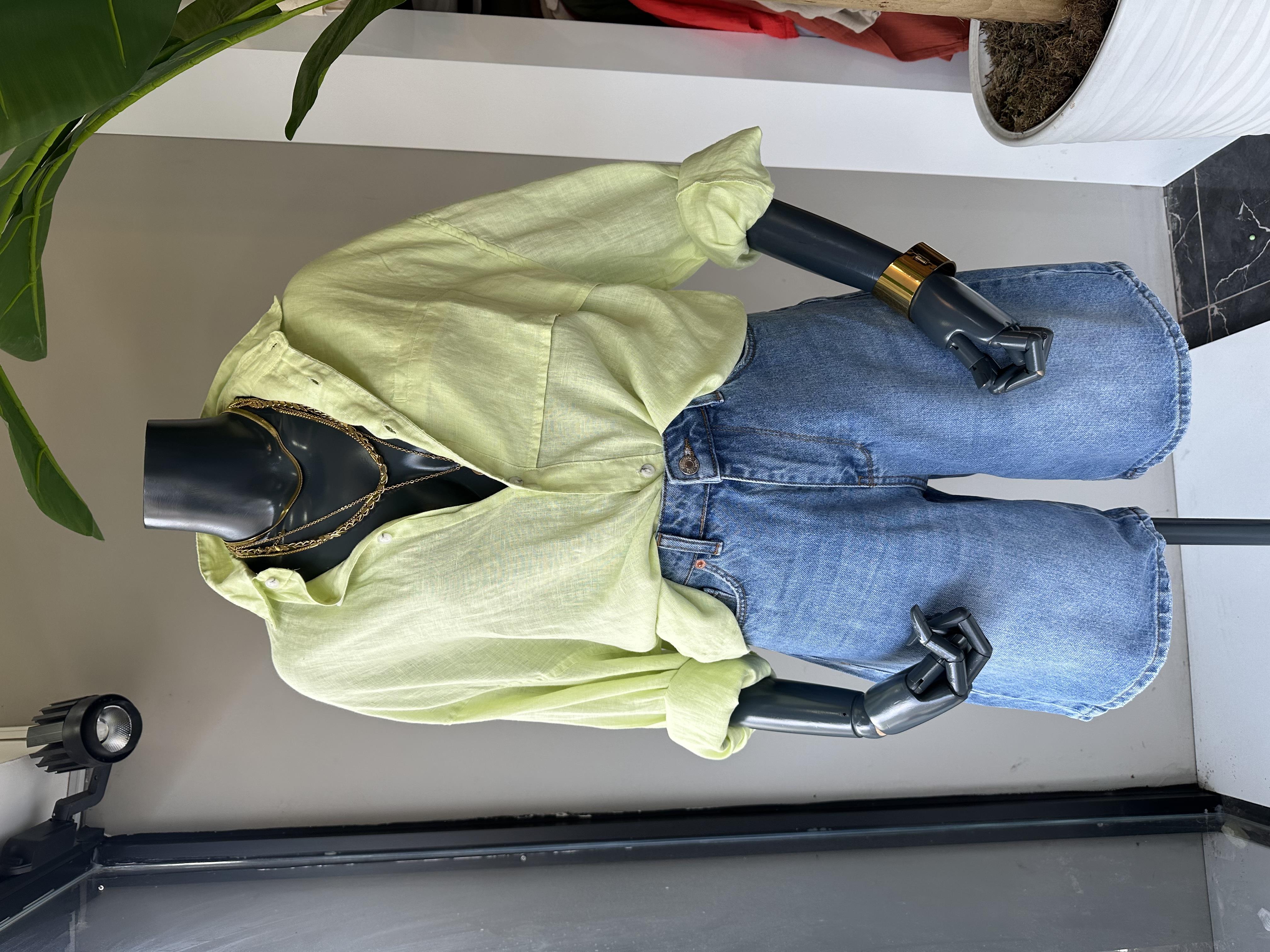 Açık Mavi Kot Şort