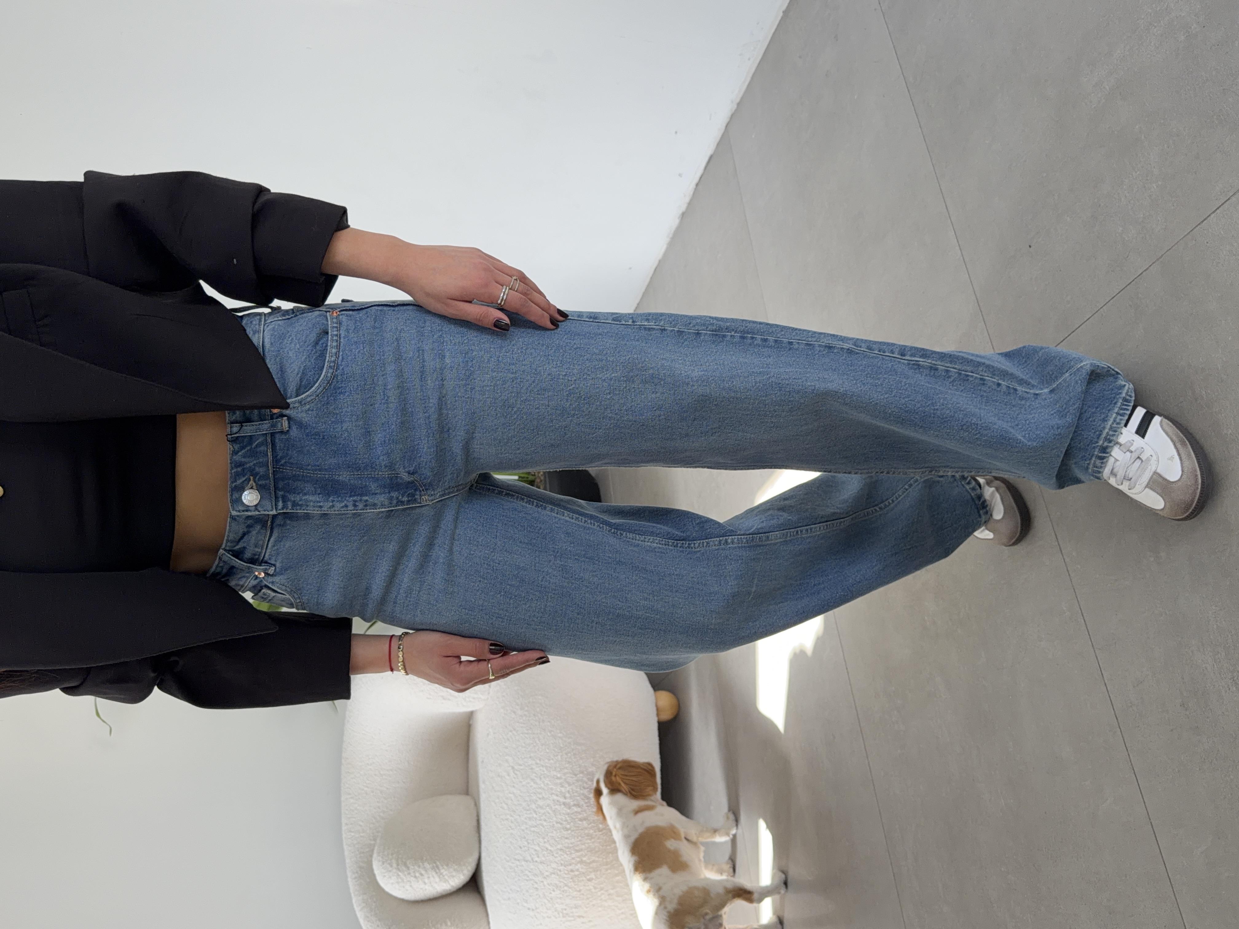 Açık Mavi Palazzo Pantolon