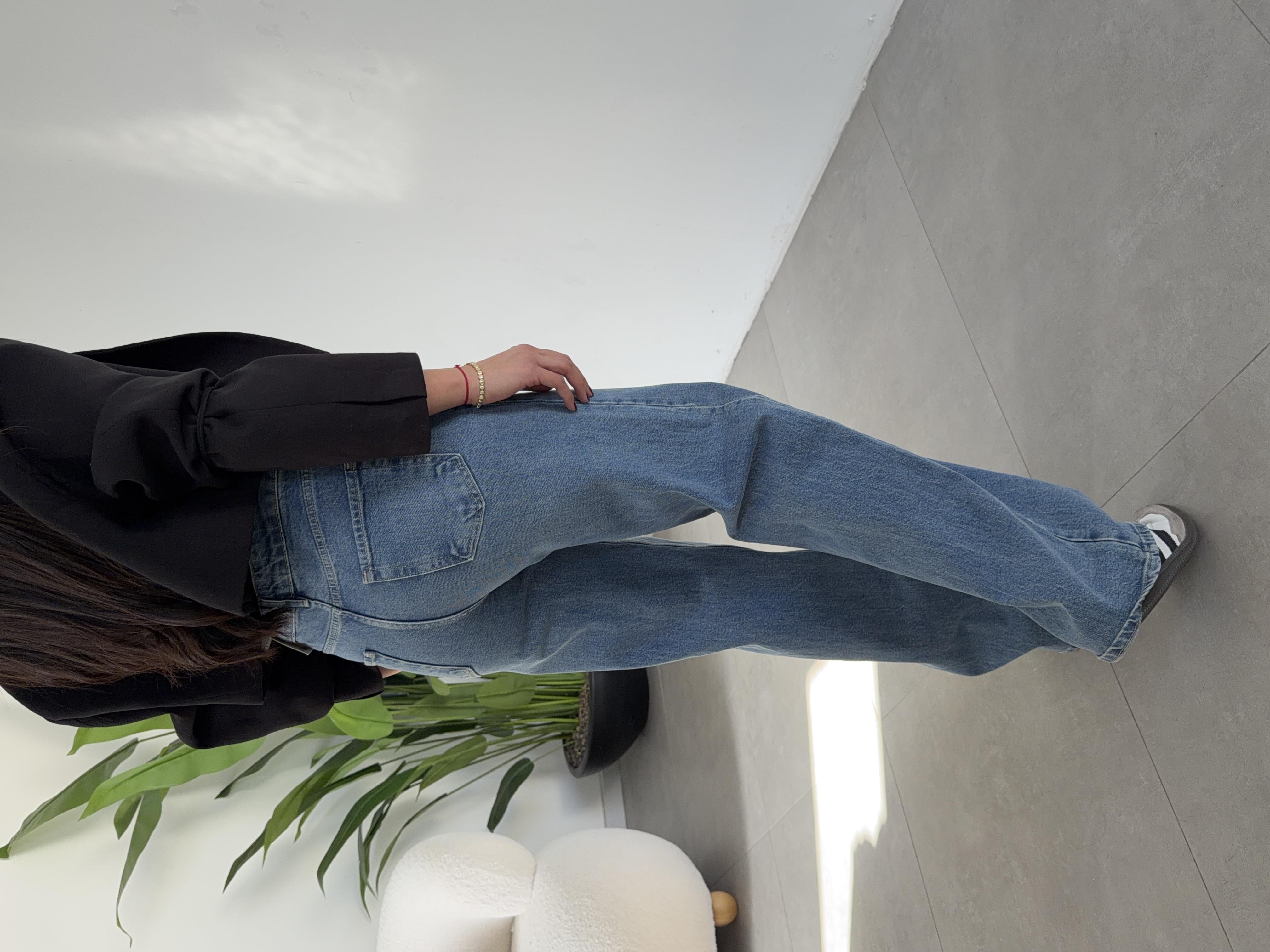 Açık Mavi Palazzo Pantolon