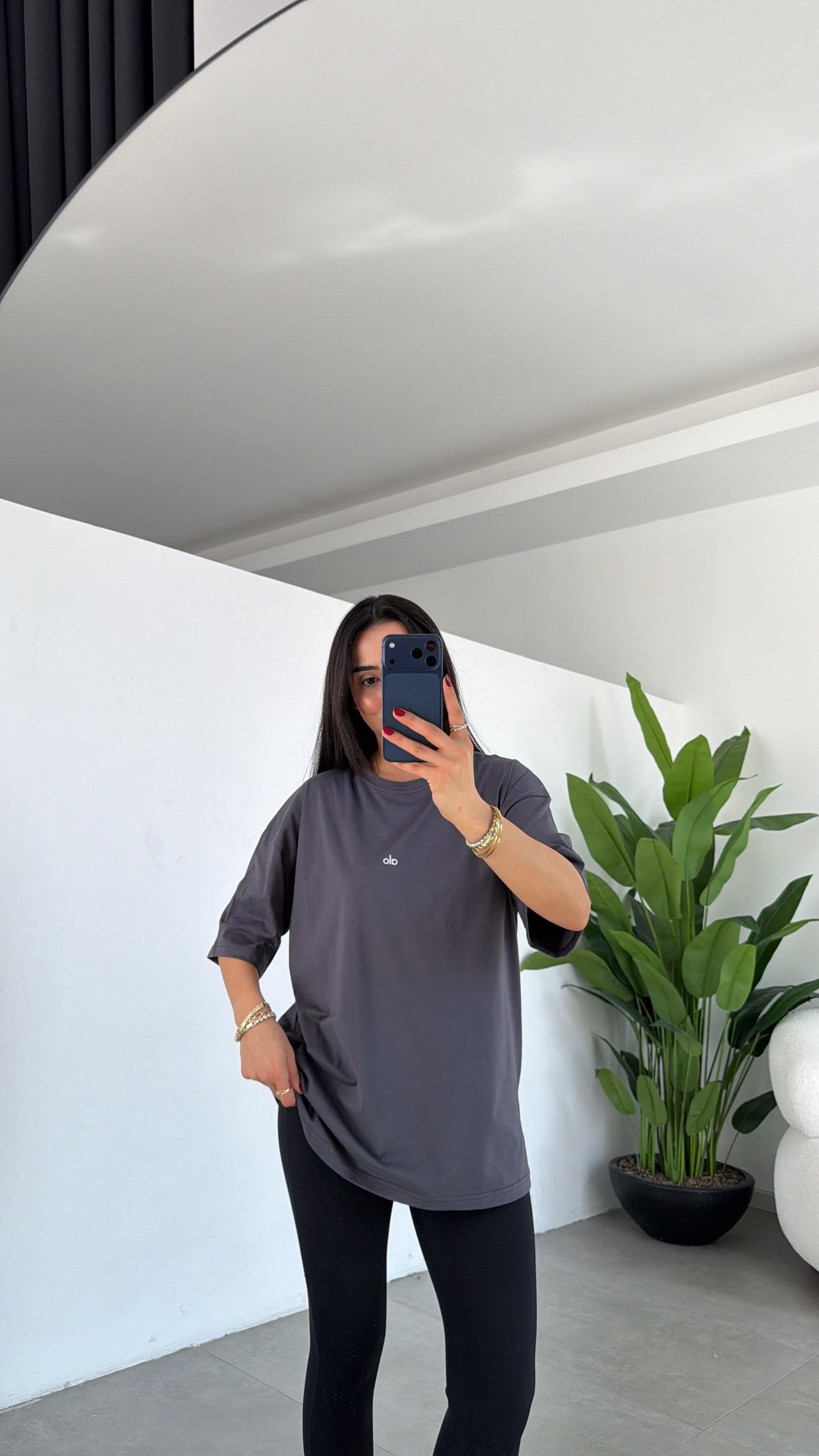 Antrasit Ao Basic Tshirt