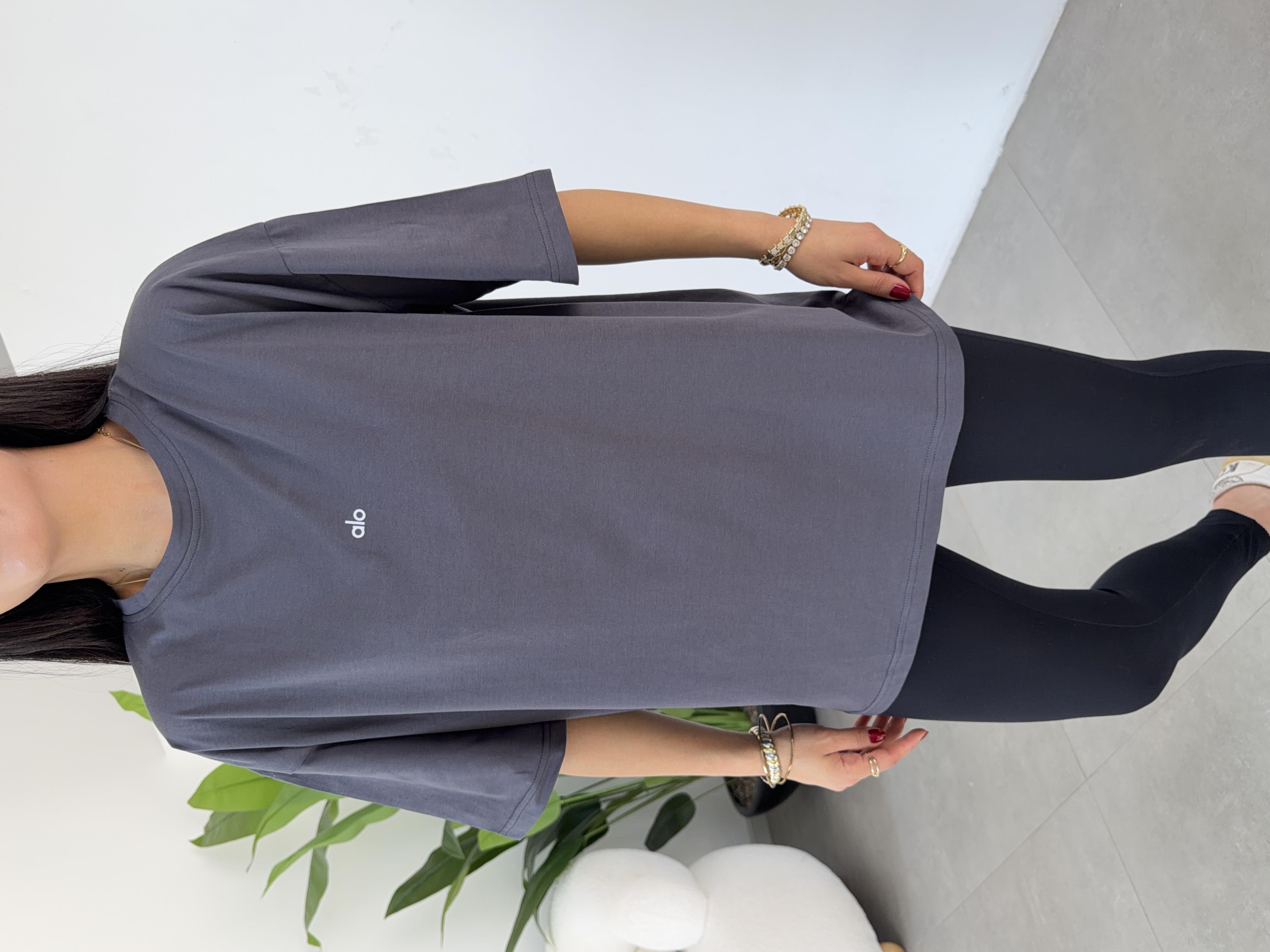 Antrasit Ao Basic Tshirt