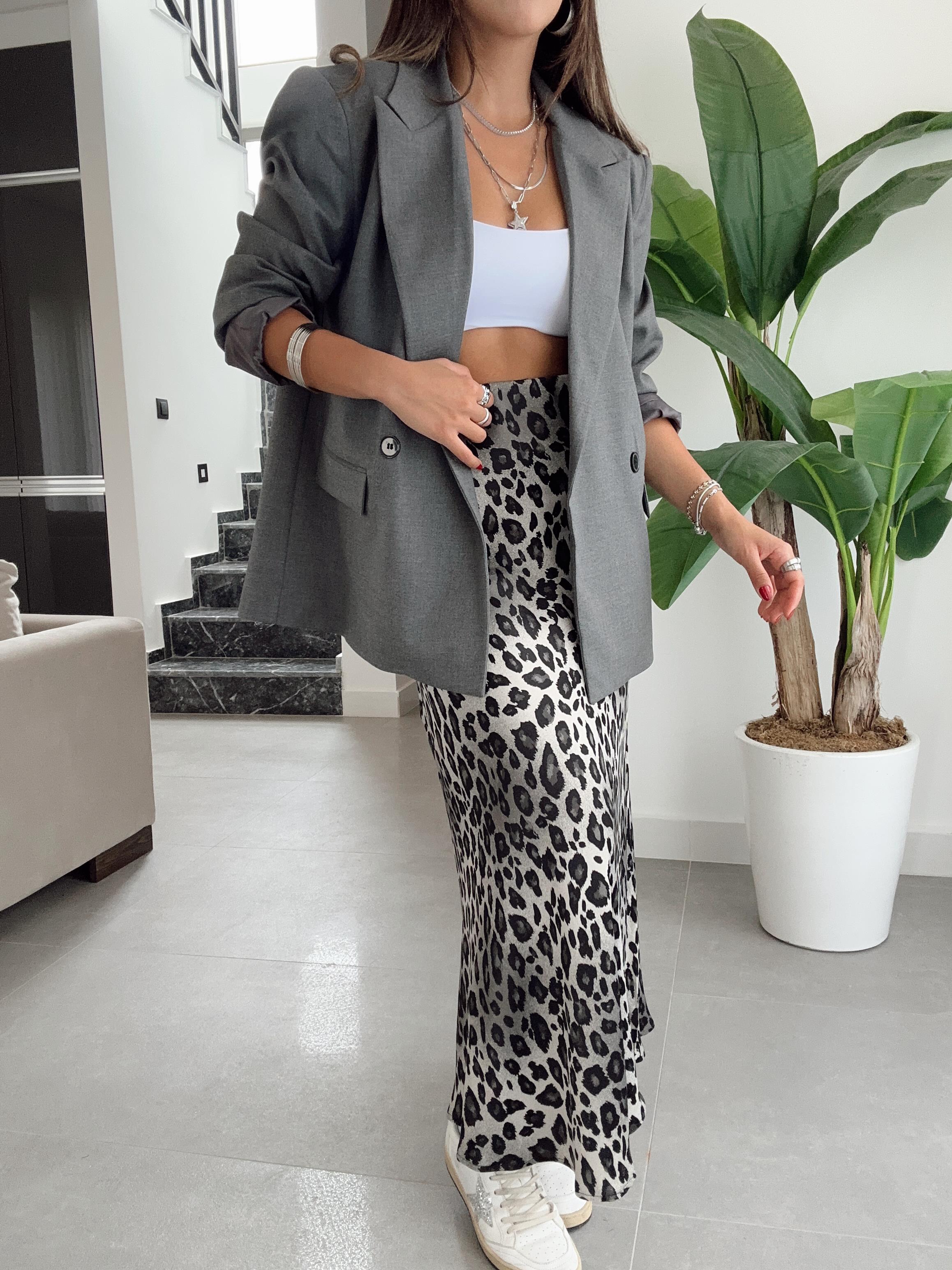 Antrasit Kruvaze Blazer