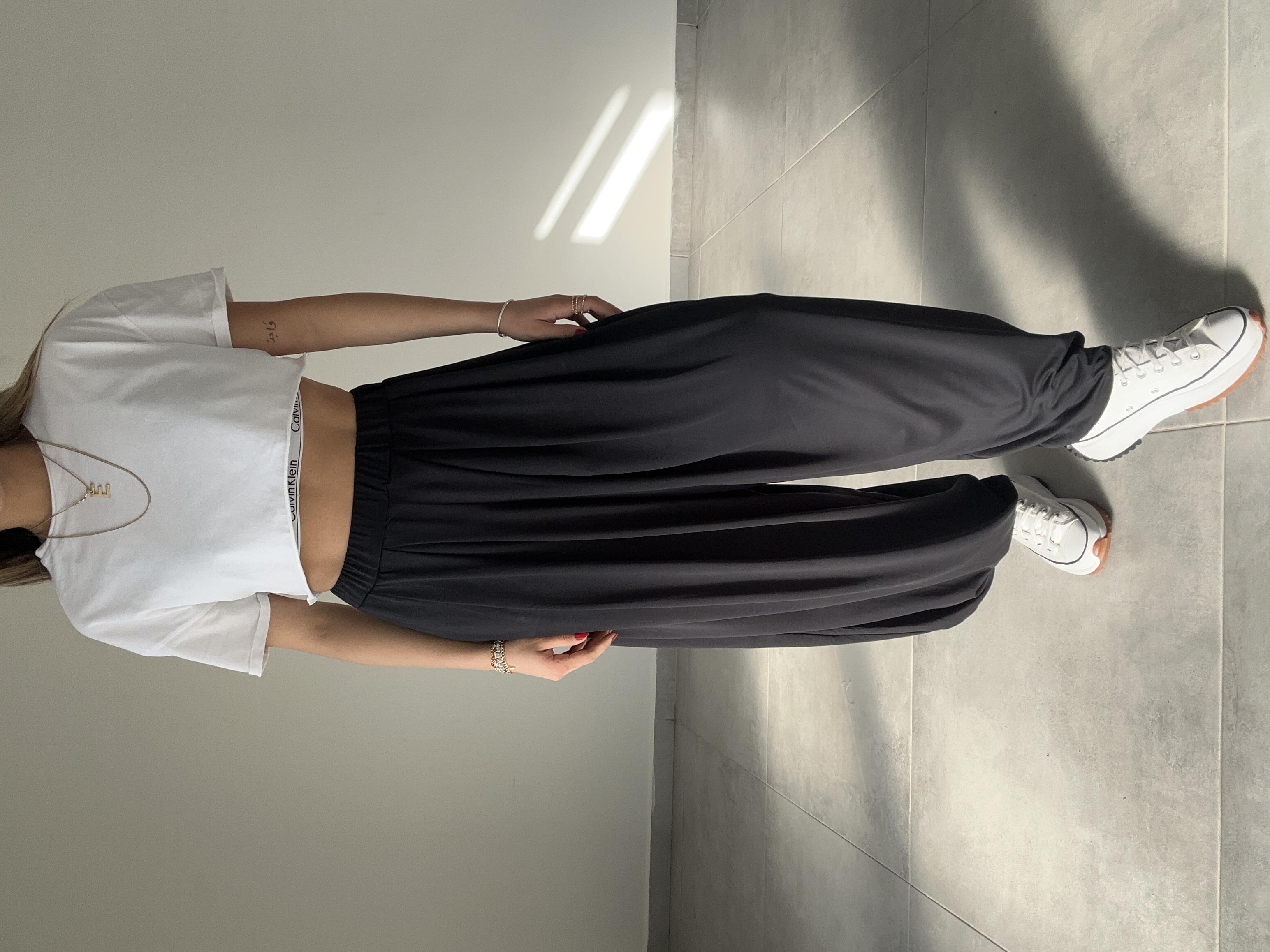 Antrasit Pike Tasarım Pantolon