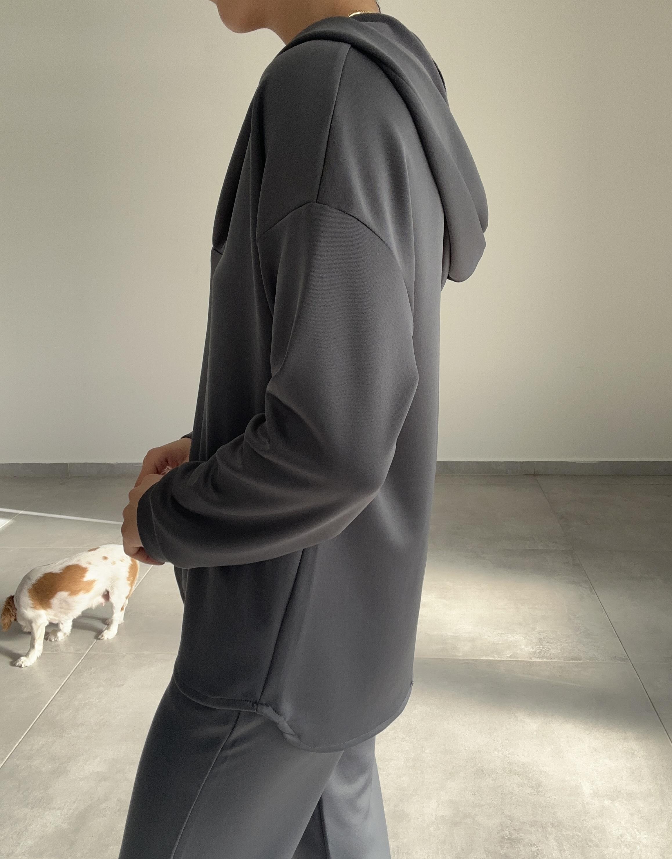 Antrasit Scuba Sweatshirt