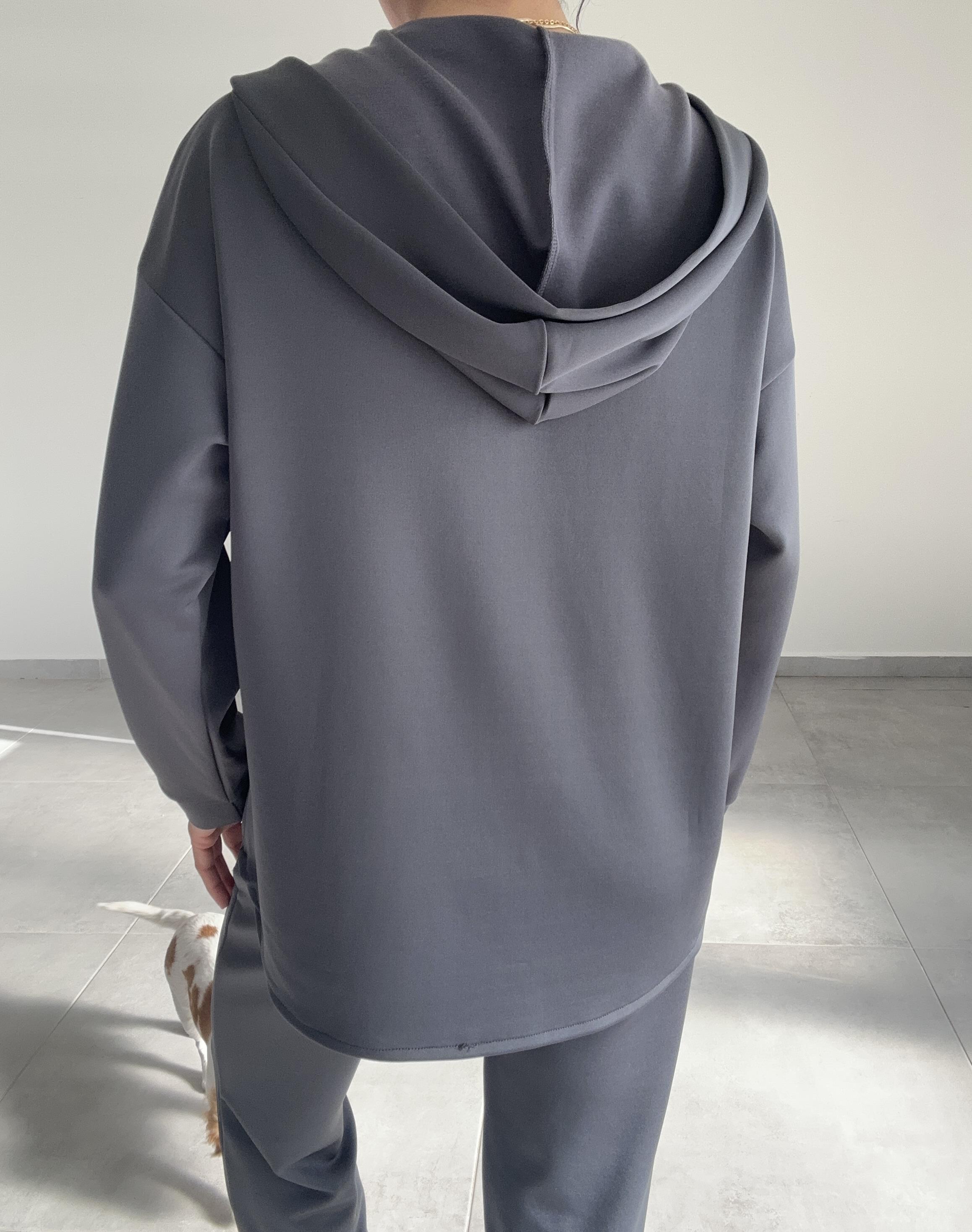 Antrasit Scuba Sweatshirt