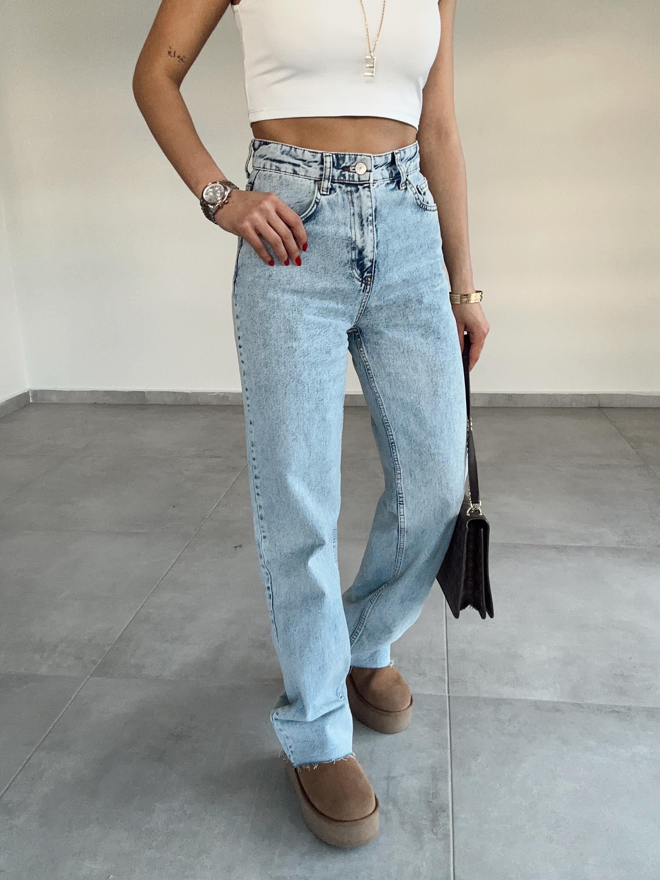 Arka Cep Detaylı Blue Jean