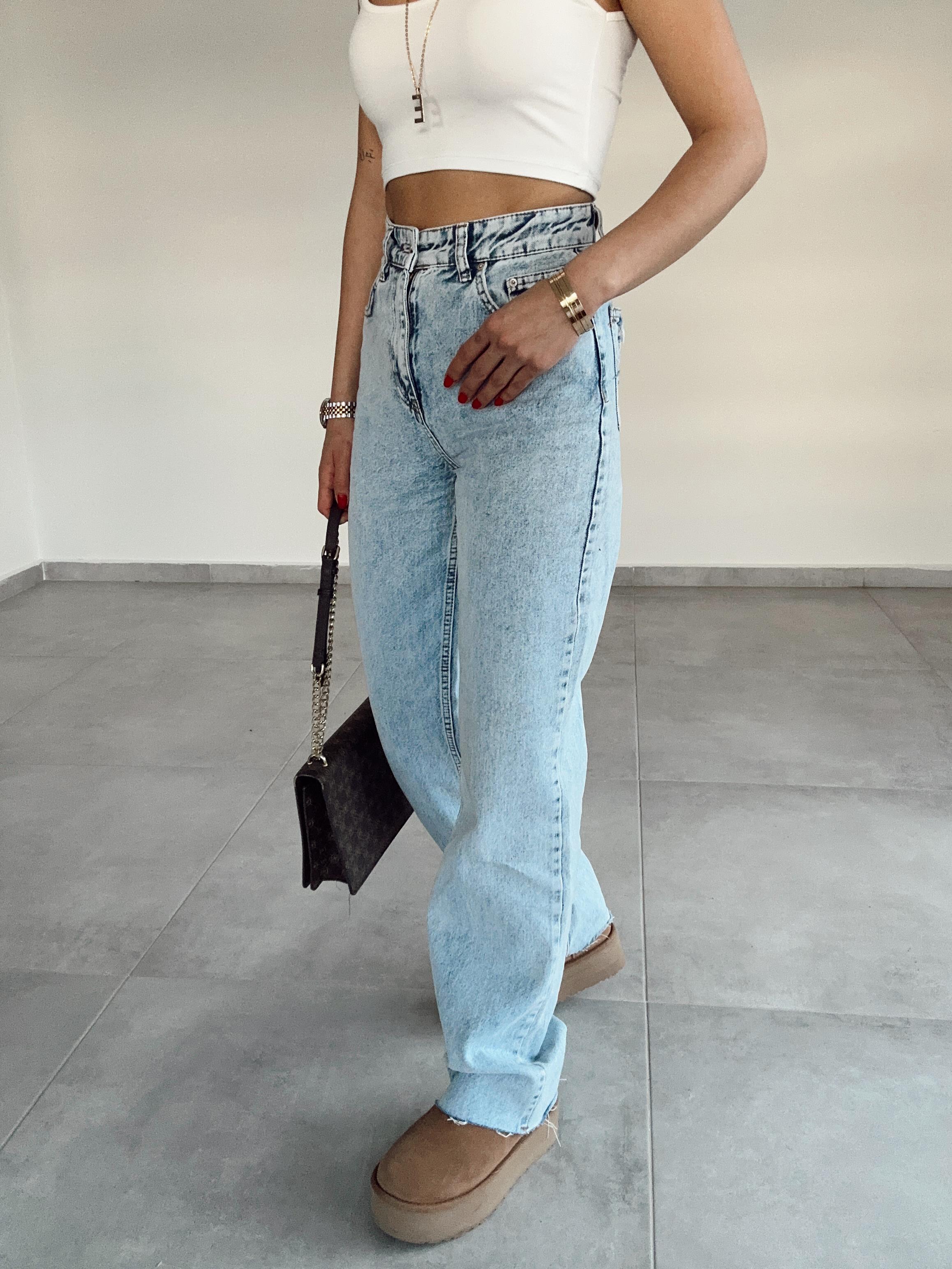 Arka Cep Detaylı Blue Jean