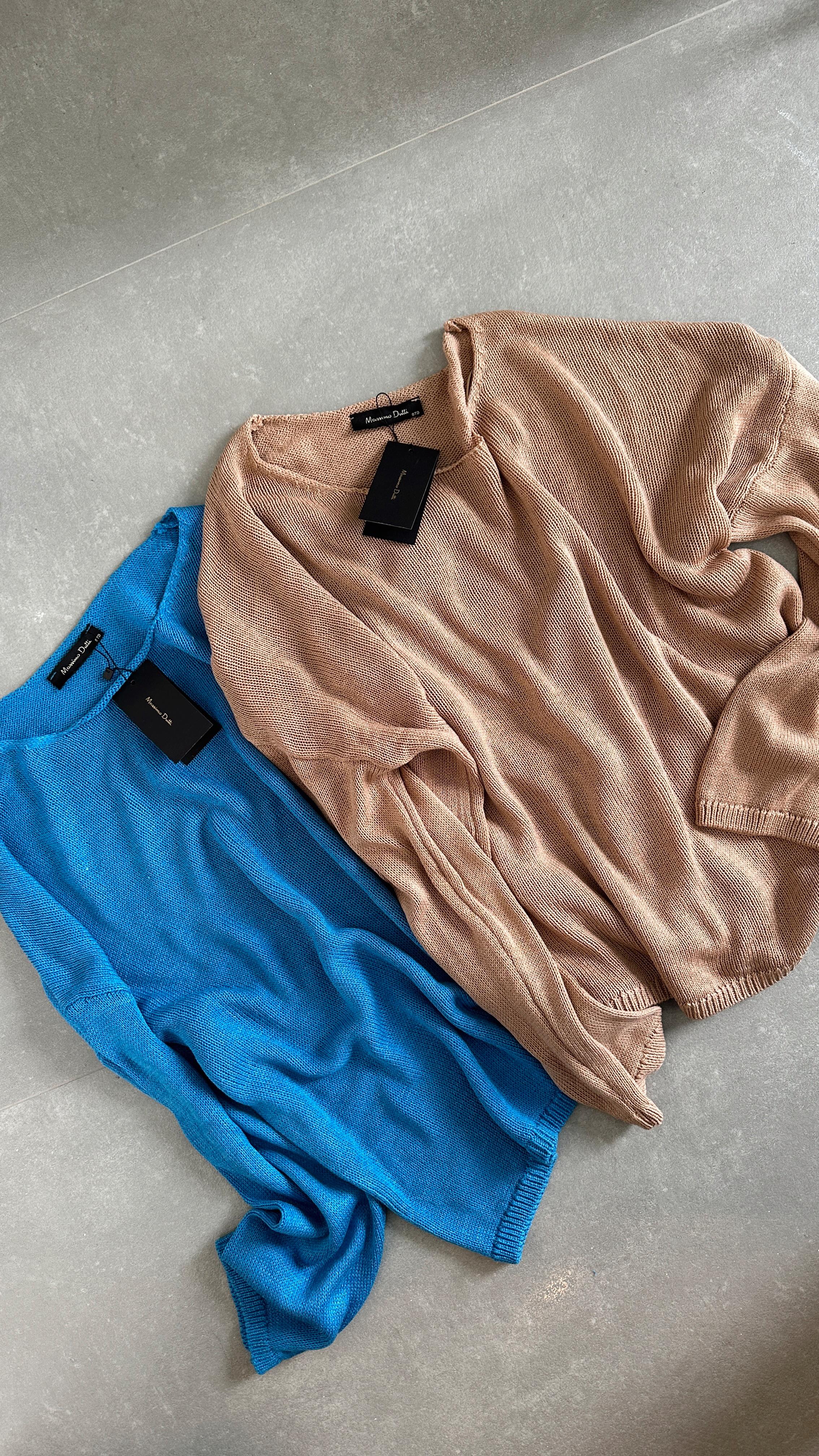 Bej Uzun Kollu Düz Kazak